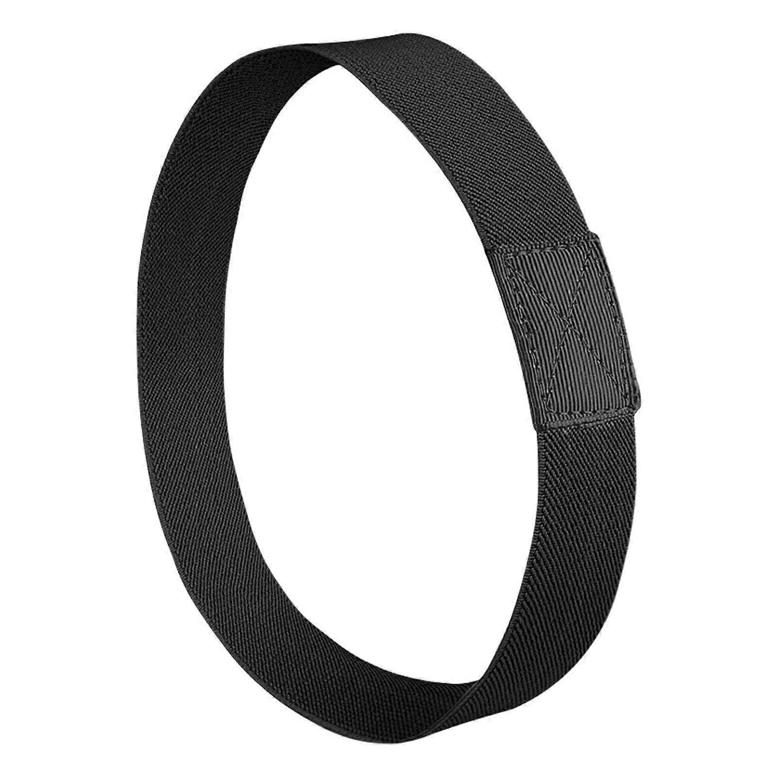 Unisex Elastic Hallux Valgus Training Corrector Strap Drawstring Toe Separator Big Toe Ball Recovery Belt Splint Black