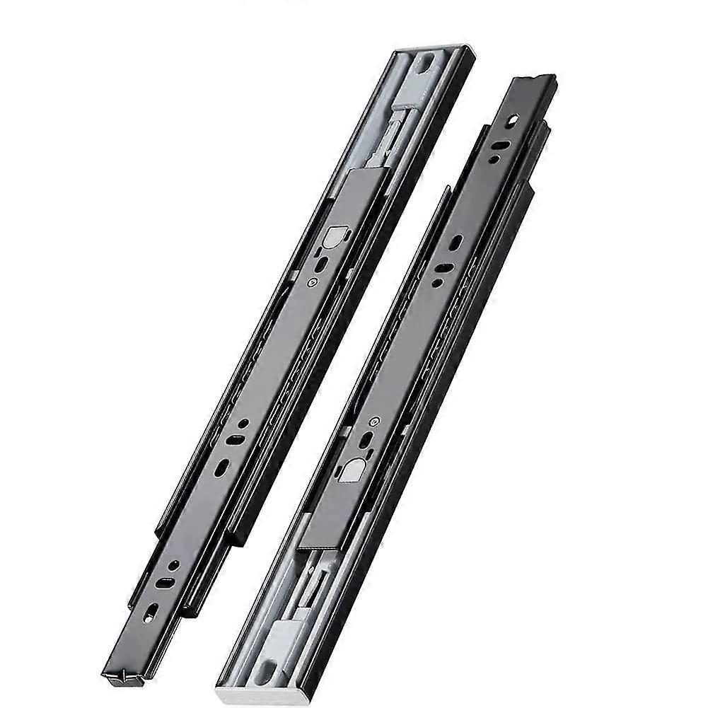 Push Button Drawer Slides 300600mm Full Extension Ball Bearing Runners