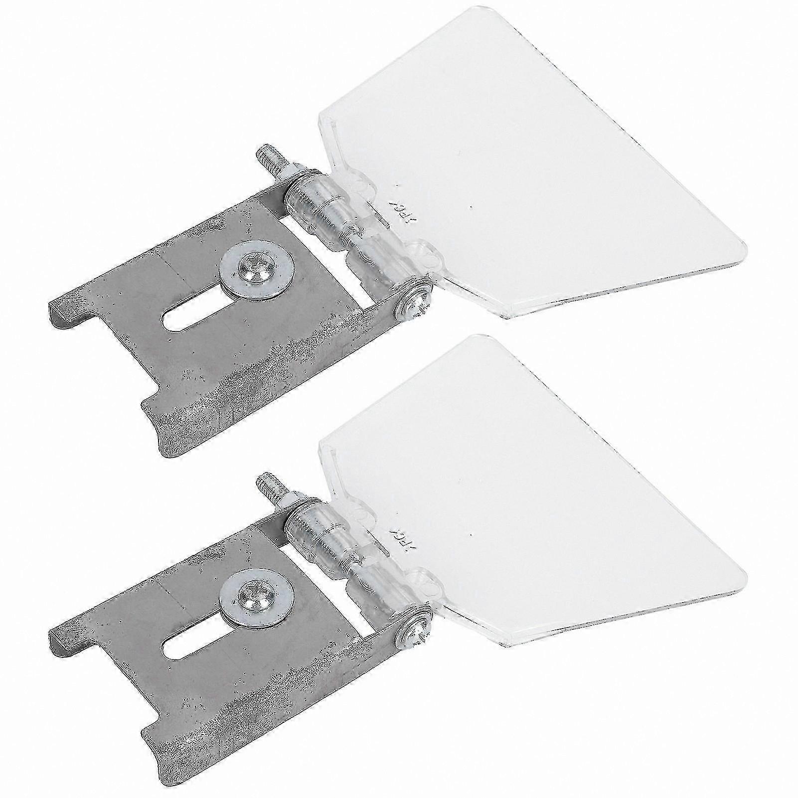 2-Pack Bench Grinder Eyeshield with 304 Stainless Steel Case Tool Shield Attachment for Workshop Safety