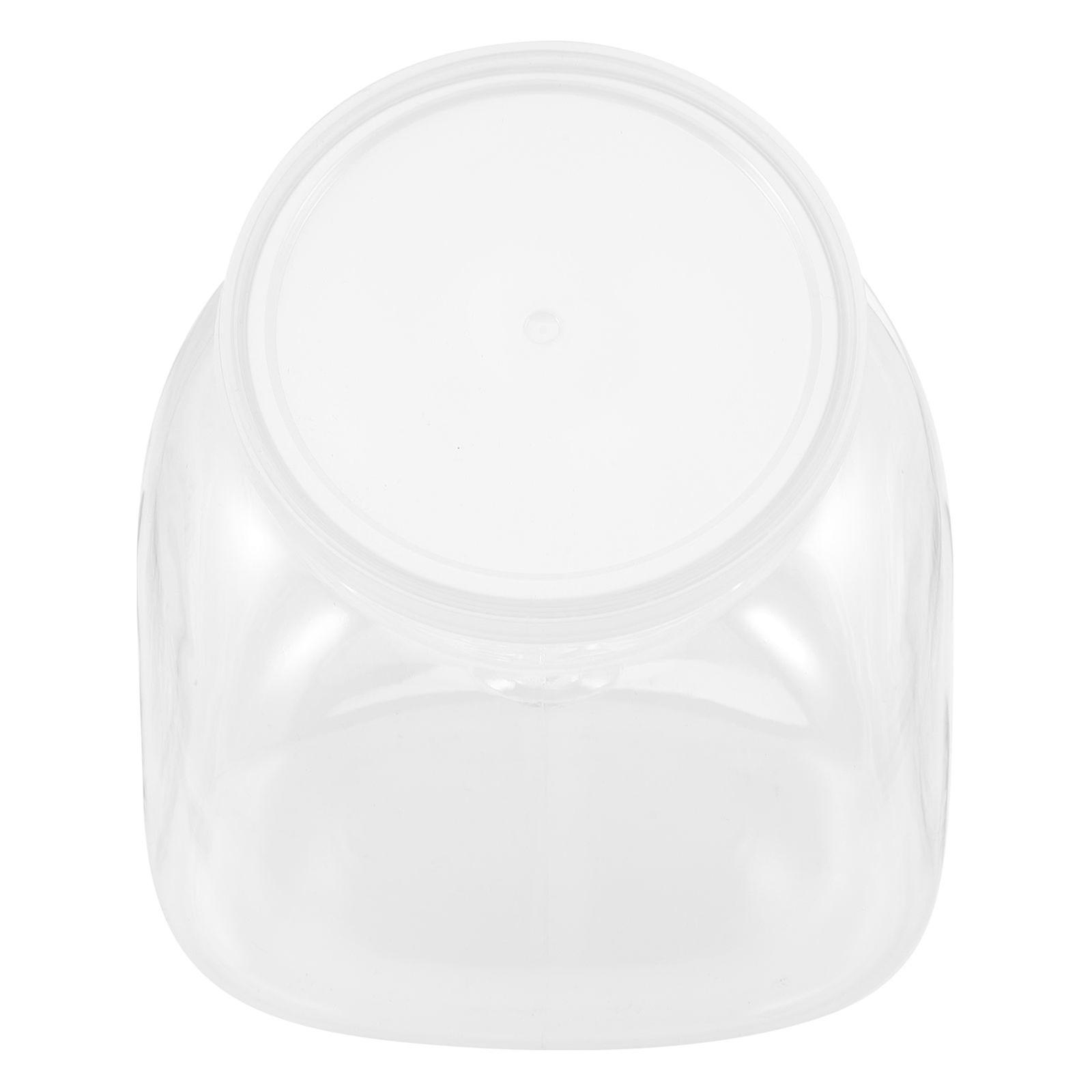 Transparent Candy Jars with Lids Candy Buffet Containers Clear Plastic Jars 1500ML