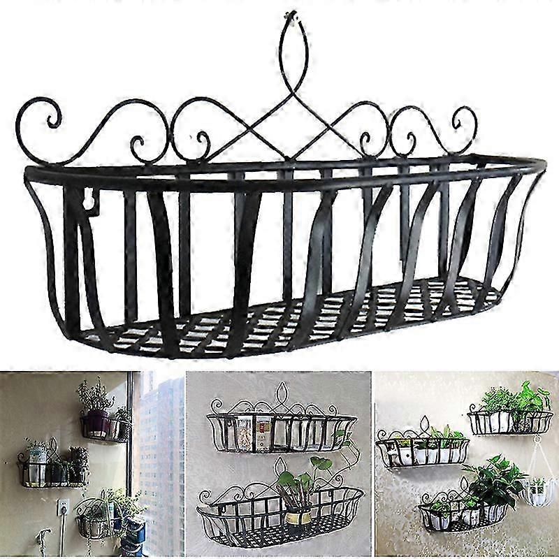 吊り下げプランターラック金属線手すり植木鉢ホルダースタンド装飾アート壁掛け植物バスケットホームバー用