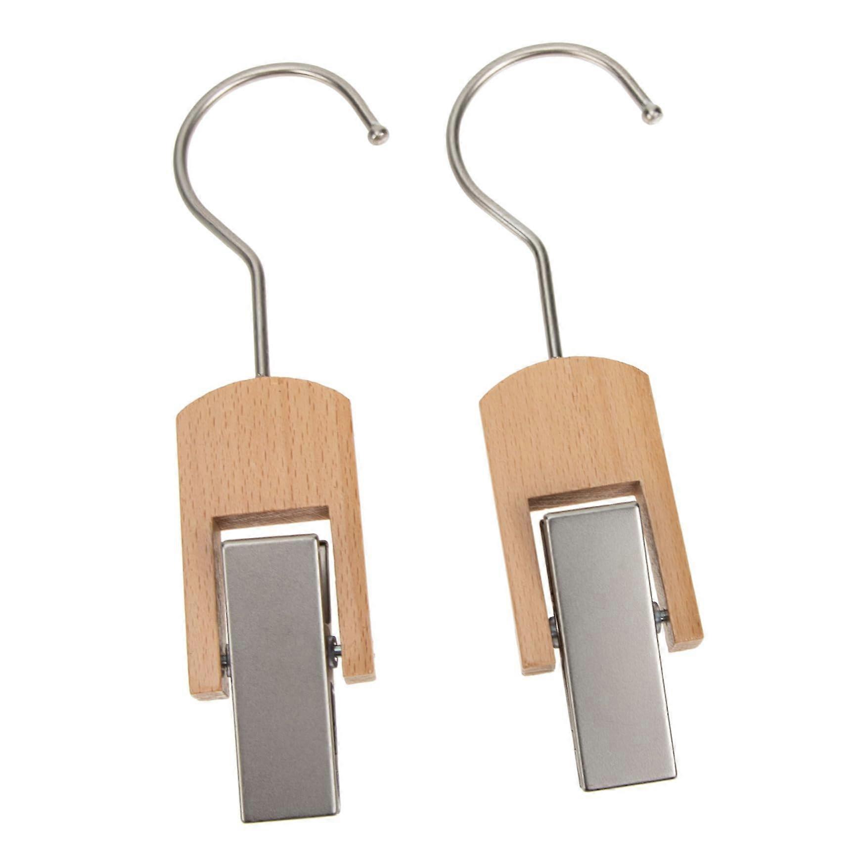 Laundry Hangers Clips 2 Pack Coat Hanger Clip Hooks Scarf Hooks Multi Functional For Home Travel