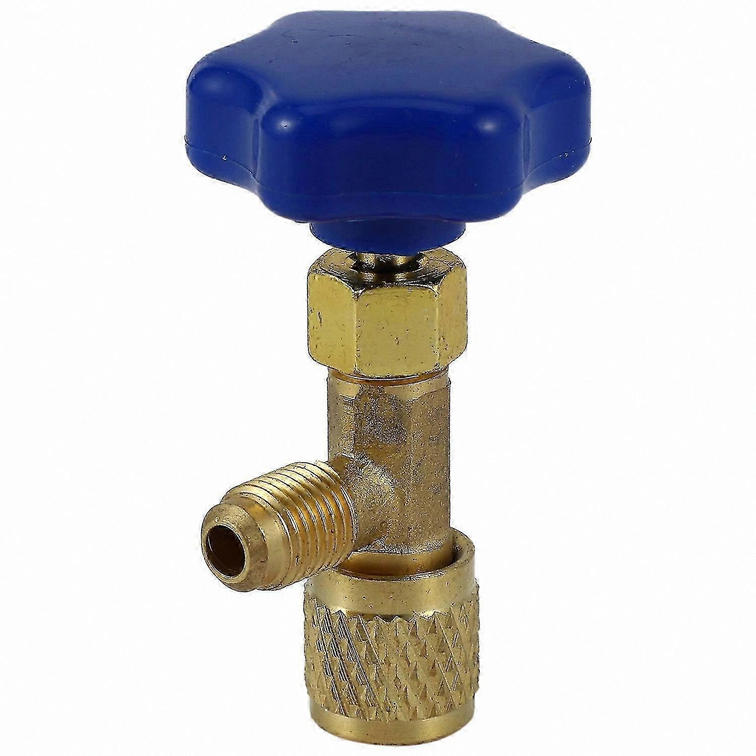 Refrigerant Dispensing Tool with 1/4 SAE Connection for Low-Pressure Gas Bottles R22 R134A R410A Application