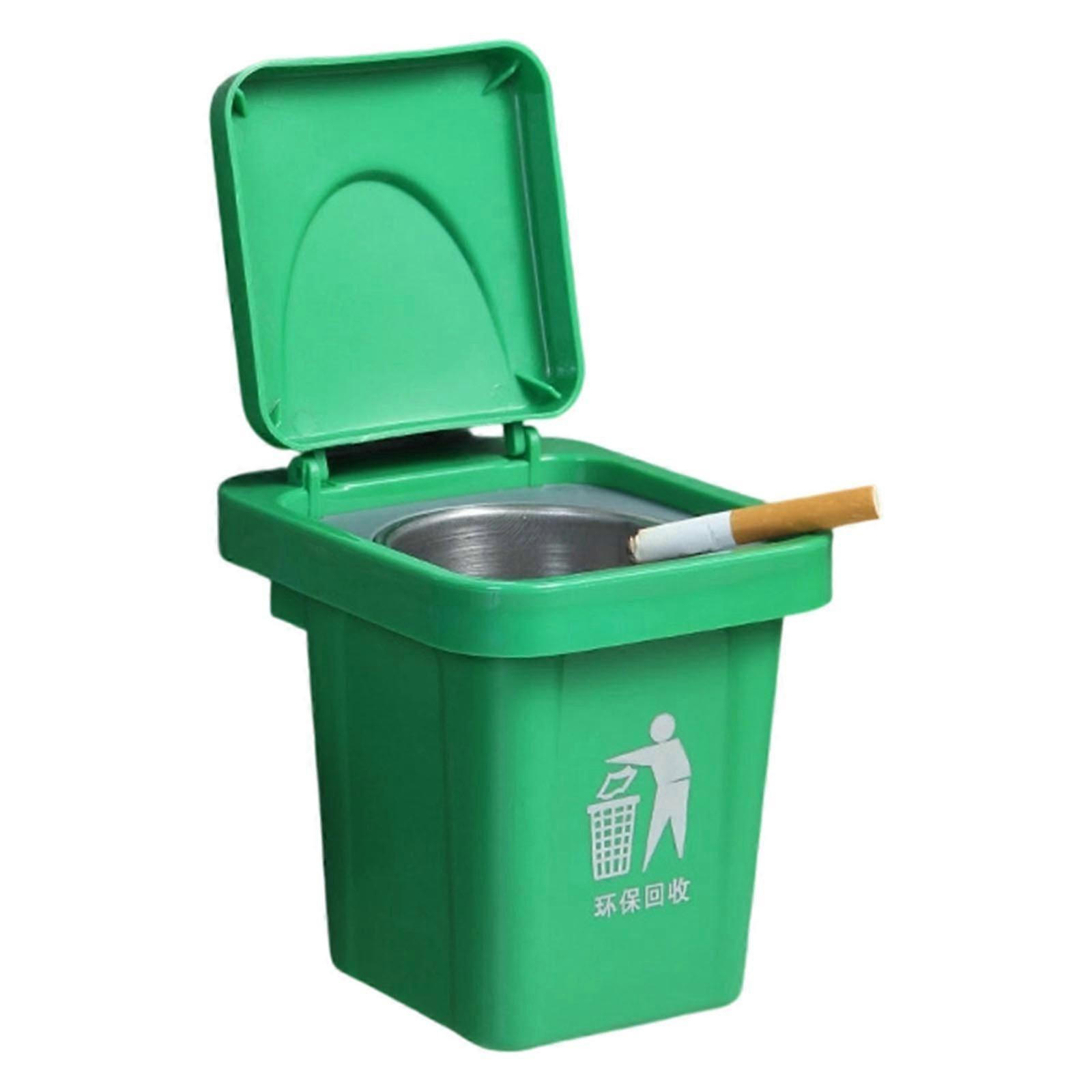 Modern Hanging Ashtray Dustbin Miniature Trash Can For Indoor Use Plastic