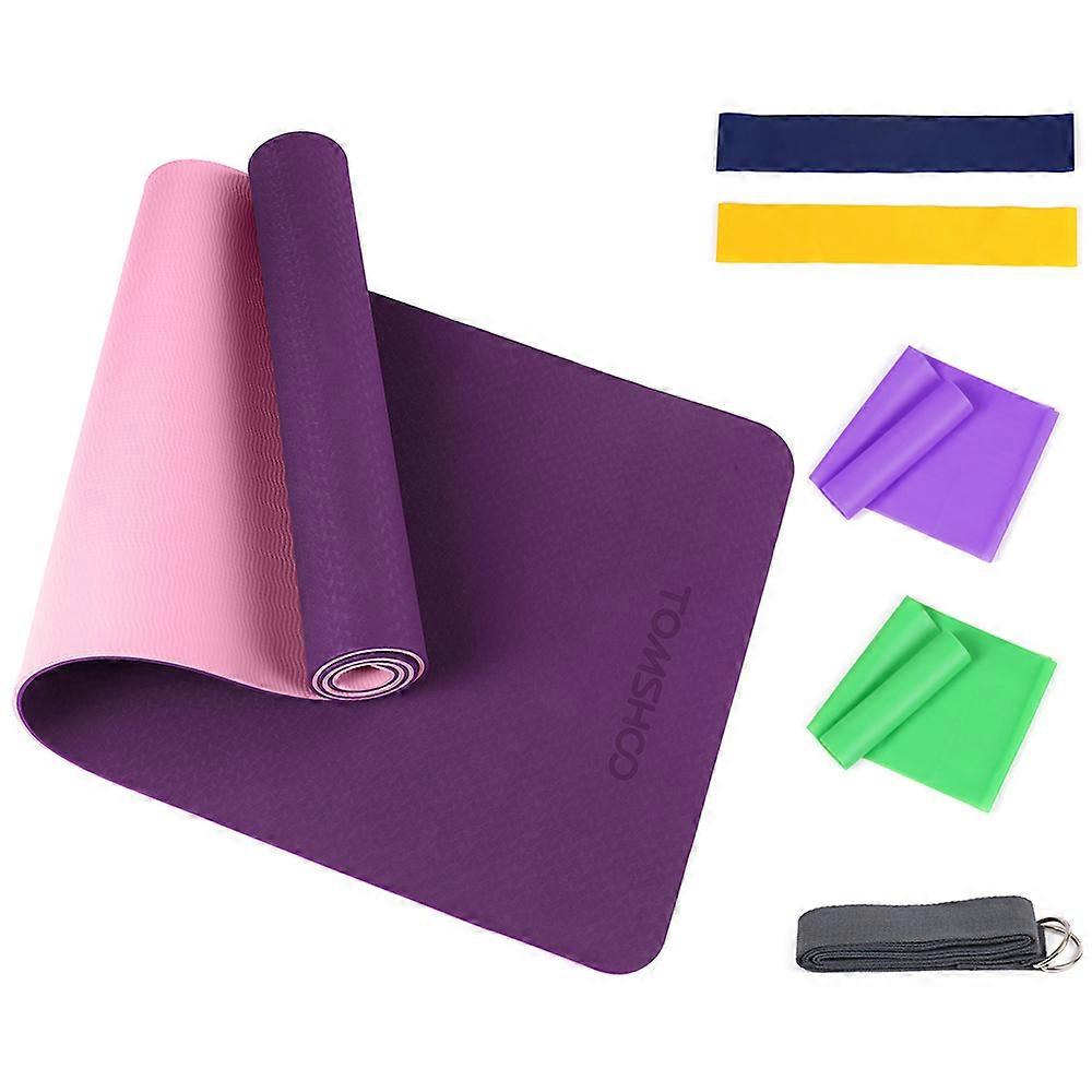 yoga mat 1/4 inch TPE