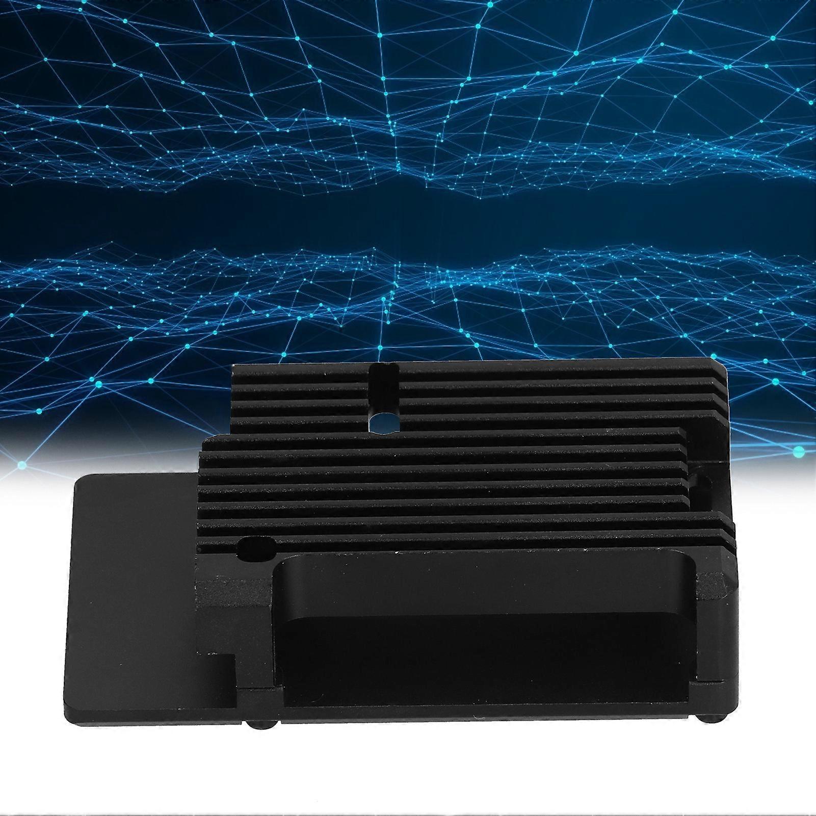 Black Aluminum Alloy CNC Case for Raspberry Pi 3 Model B+