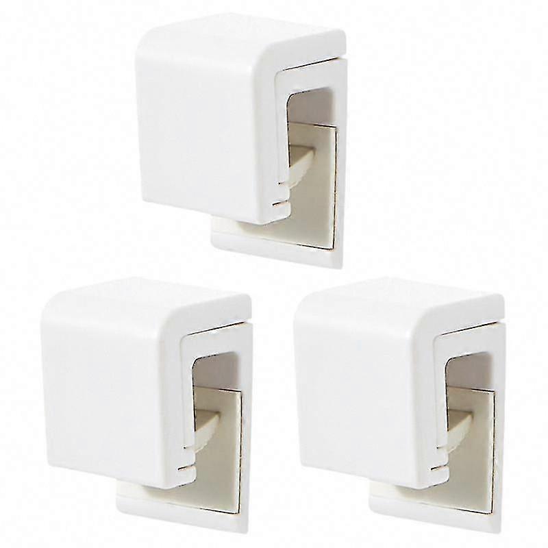 3pcs Wall-mounted Toothpaste Holder Clip for Bathroom Storage