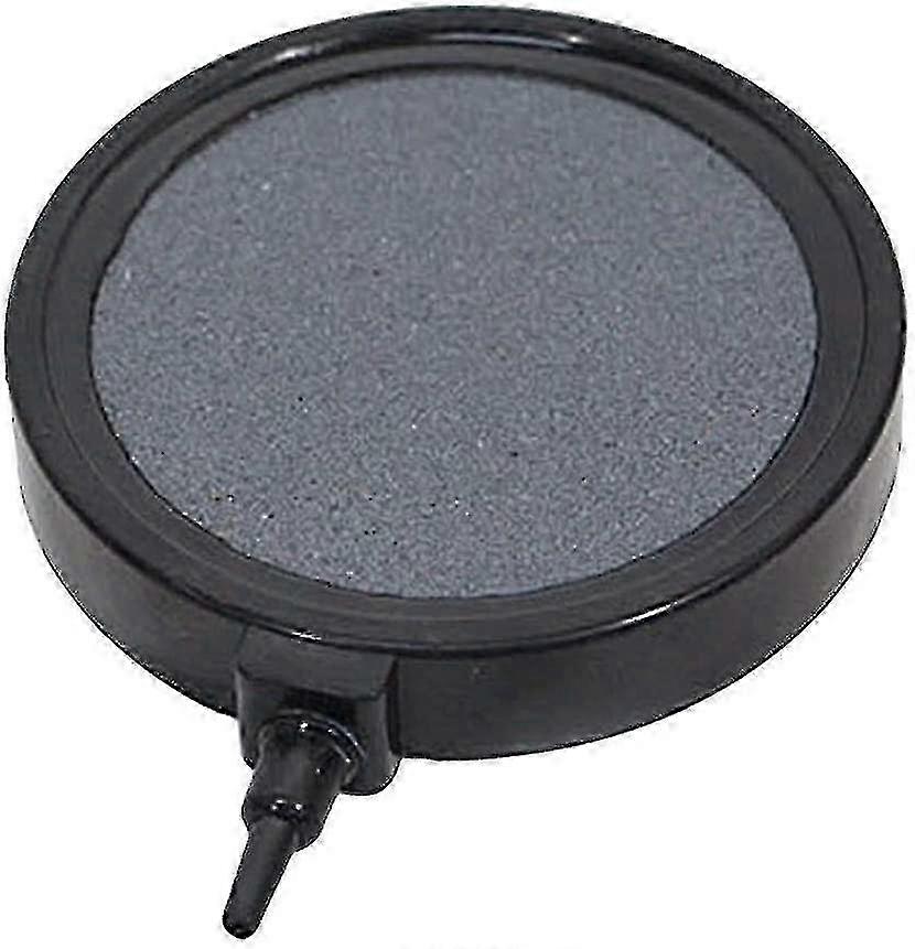 A Round Stone Aquarium Air Bubble Disc For an Oxygen Air Diffuser