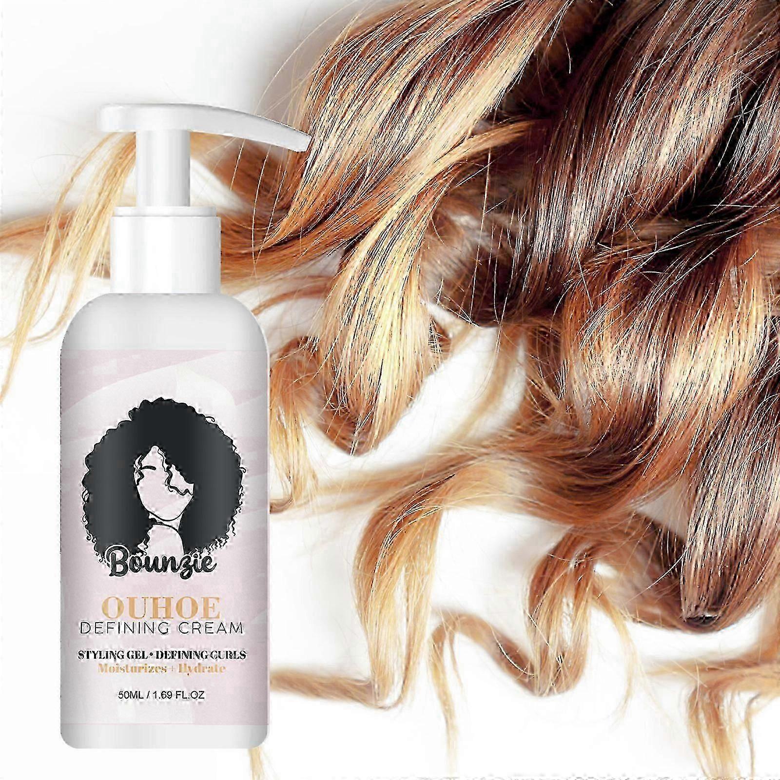 high quality Curls Boost Defining Cream, Natural Frizz Control, Moisturizing Curl Conditioner Cream, Professional Styling Gel For Wavy & Curly Hair
