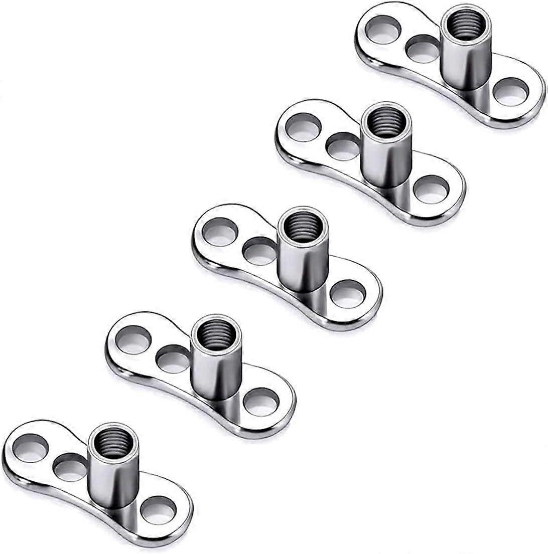 Titanium Dermal Base Piercing Replacement for Dermal Piercing Jewelry, 14 Gauge