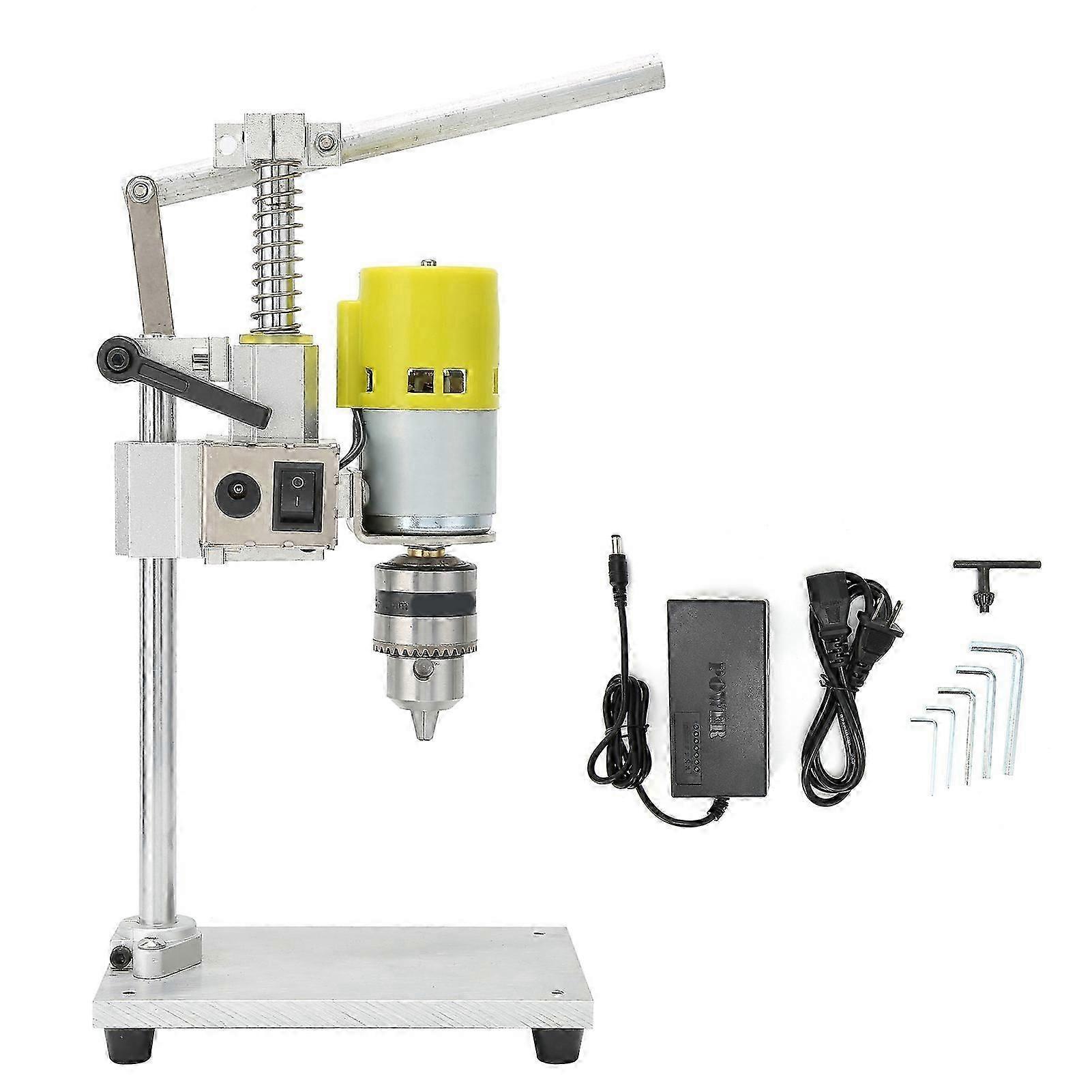 Benchtop Drill Press Mini Small Bench Drilling Machine Household DIY 1.5x10mm Chuck AC 110?240VUS Plug