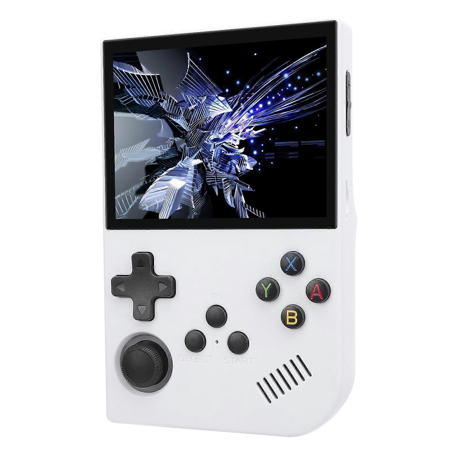 Handheld Game Console 64GB 3.5" IPS Screen RK3326 White