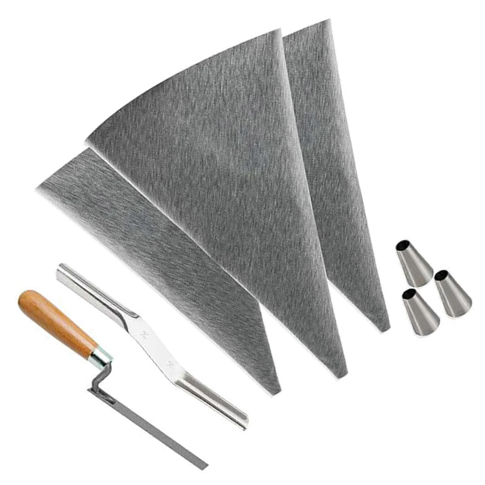 Multipurpose Mortars Spreader Tool Reinforced Leather Construction Smooth Flows Control Simple Installs for Tile Projects Multicolor