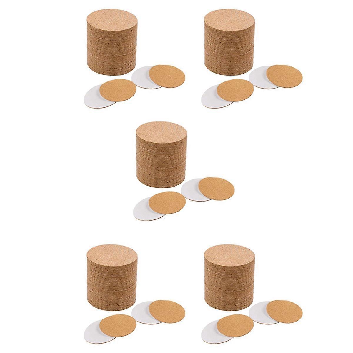 Self-Adhesive Cork Coasters,Cork Mats Cork Backing Sheets for Coasters and DIY Crafts Supplies (400,