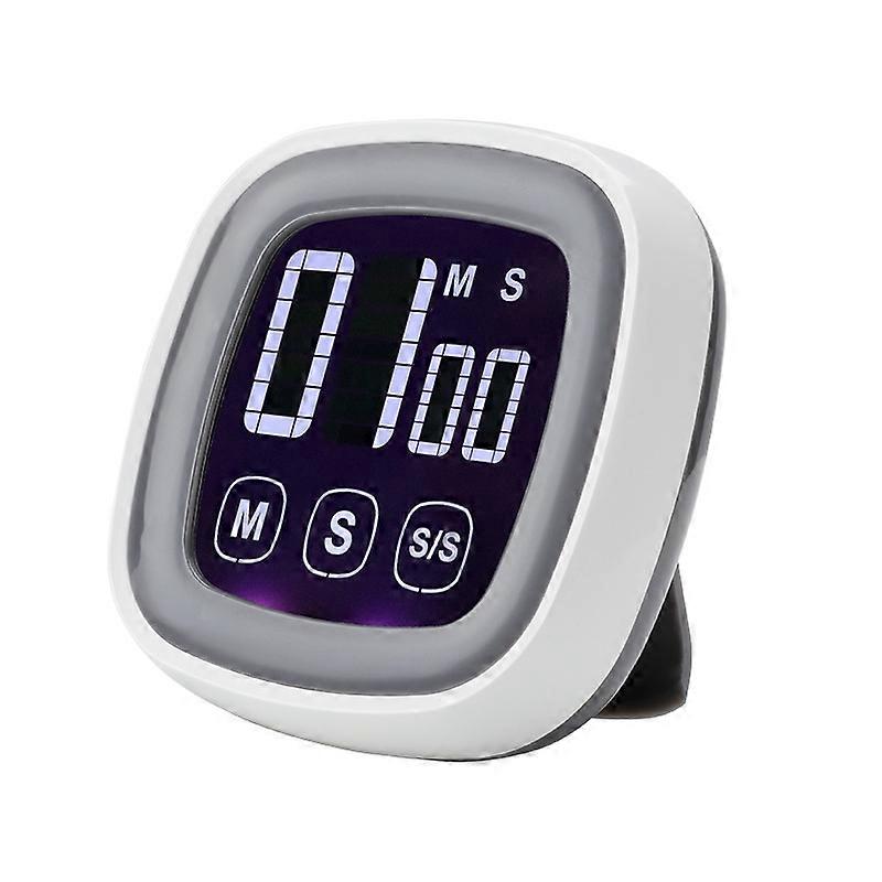 Kitchen timer "Touch" (touch function, timer and stopwatch, magnetic, up to 99 min 59 s, Loud sound) Design timer, electronic timer, digital)