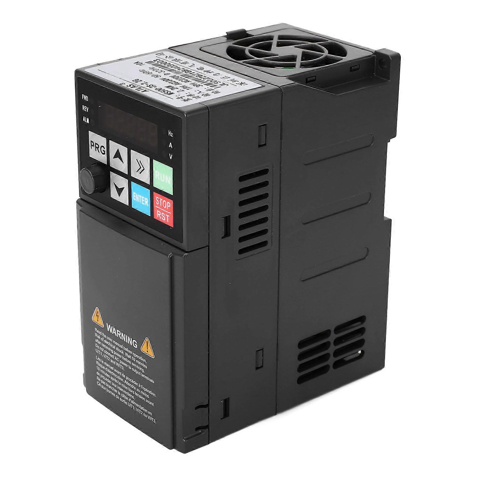 Frequency Converter 1PH 220V Input to 3PH 10A 220V Output High Performance VFD Variable Frequency Drive 2.2KW