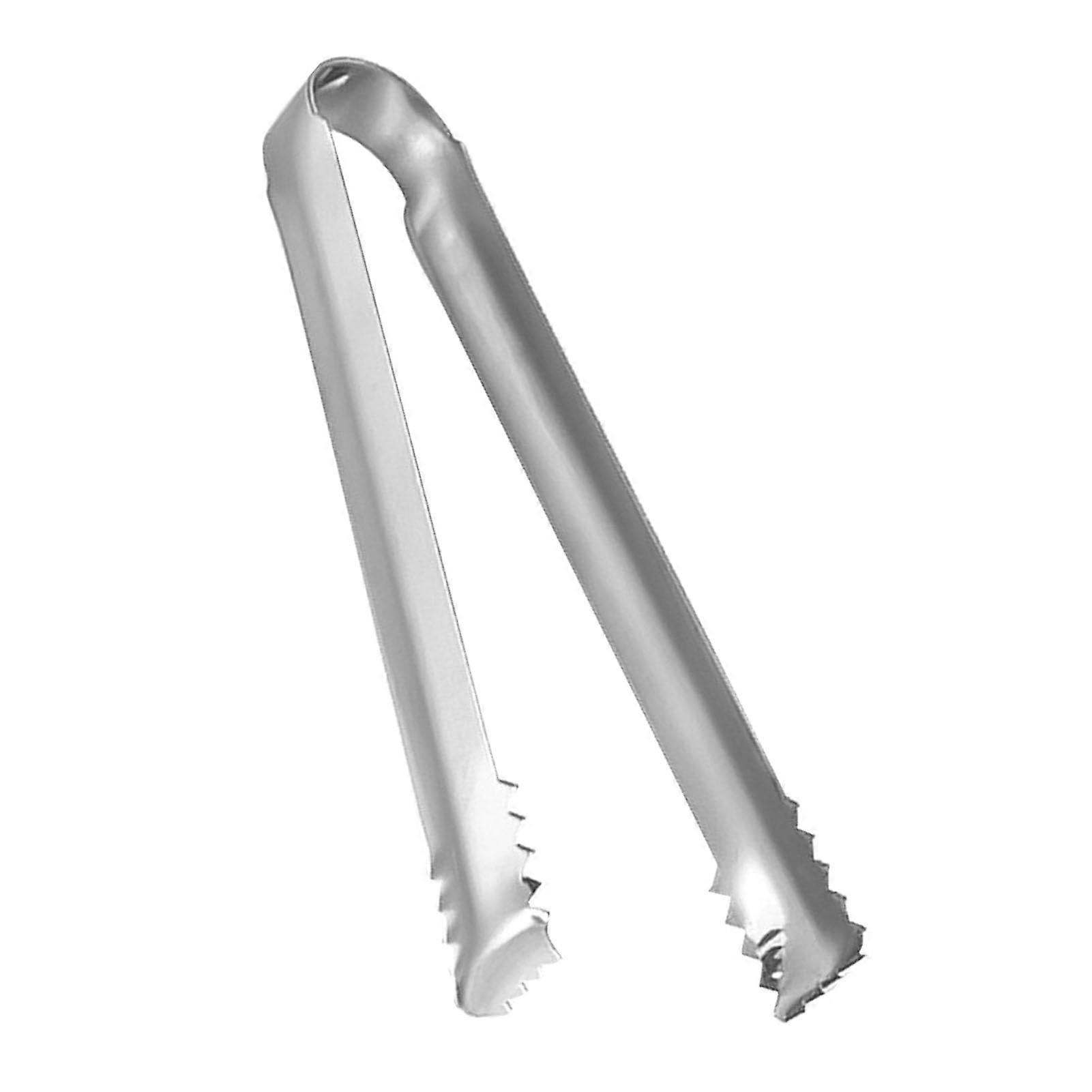 Ice Tongs Stainless Steel Teeth For Ice Cubes Coffee Serving For Parties