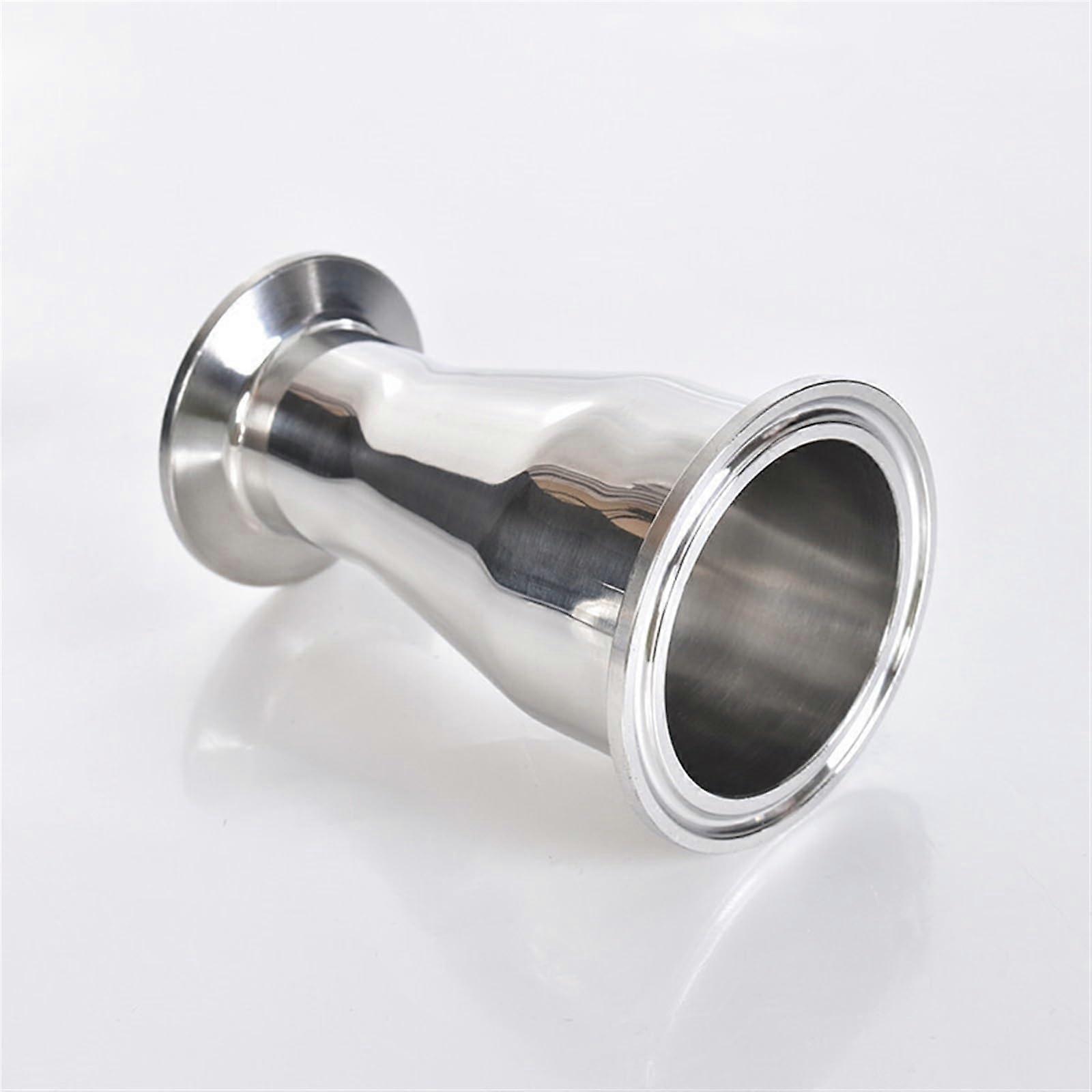 1.5" to 4" Tri Clamp Concentric Reducer Sanitary Pipe Fitting SS304 Food-Grade Stainless Steel Connector