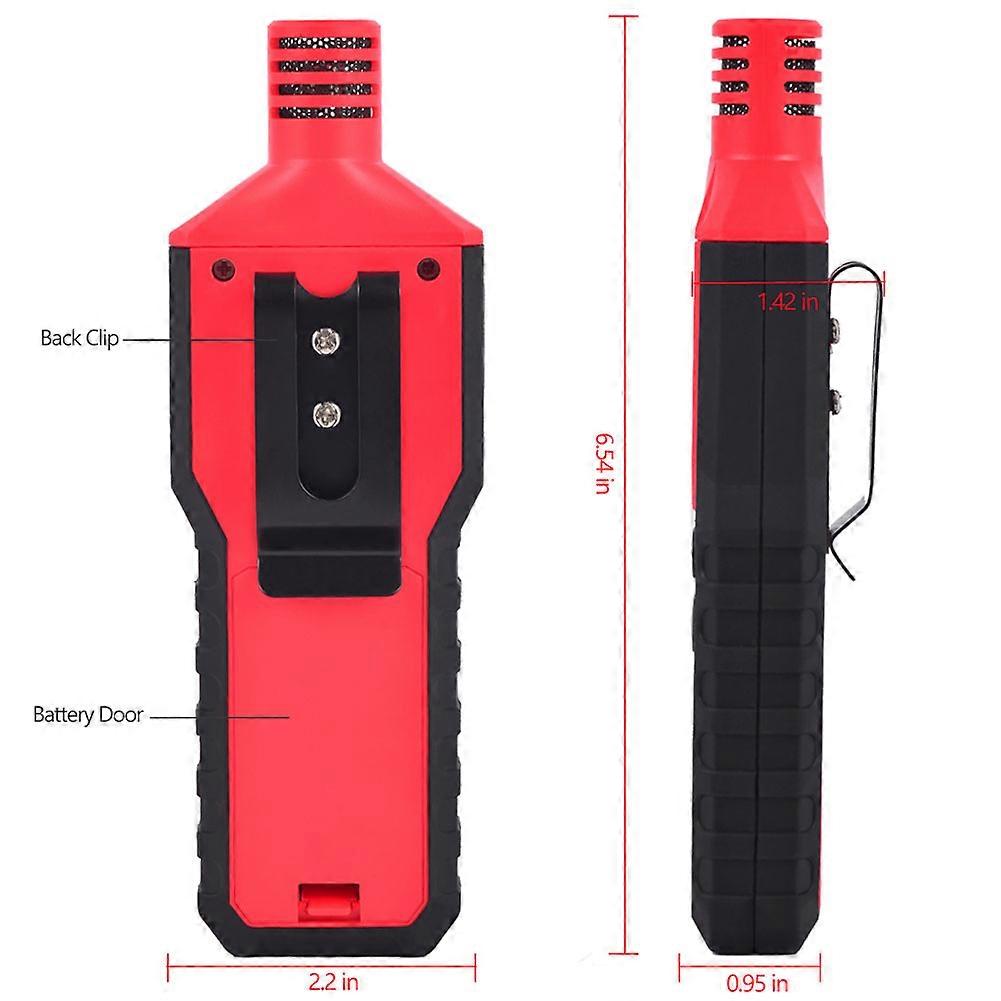 Portable Gas Leak Detector 3-in-1 LCD Display 165x55x32mm