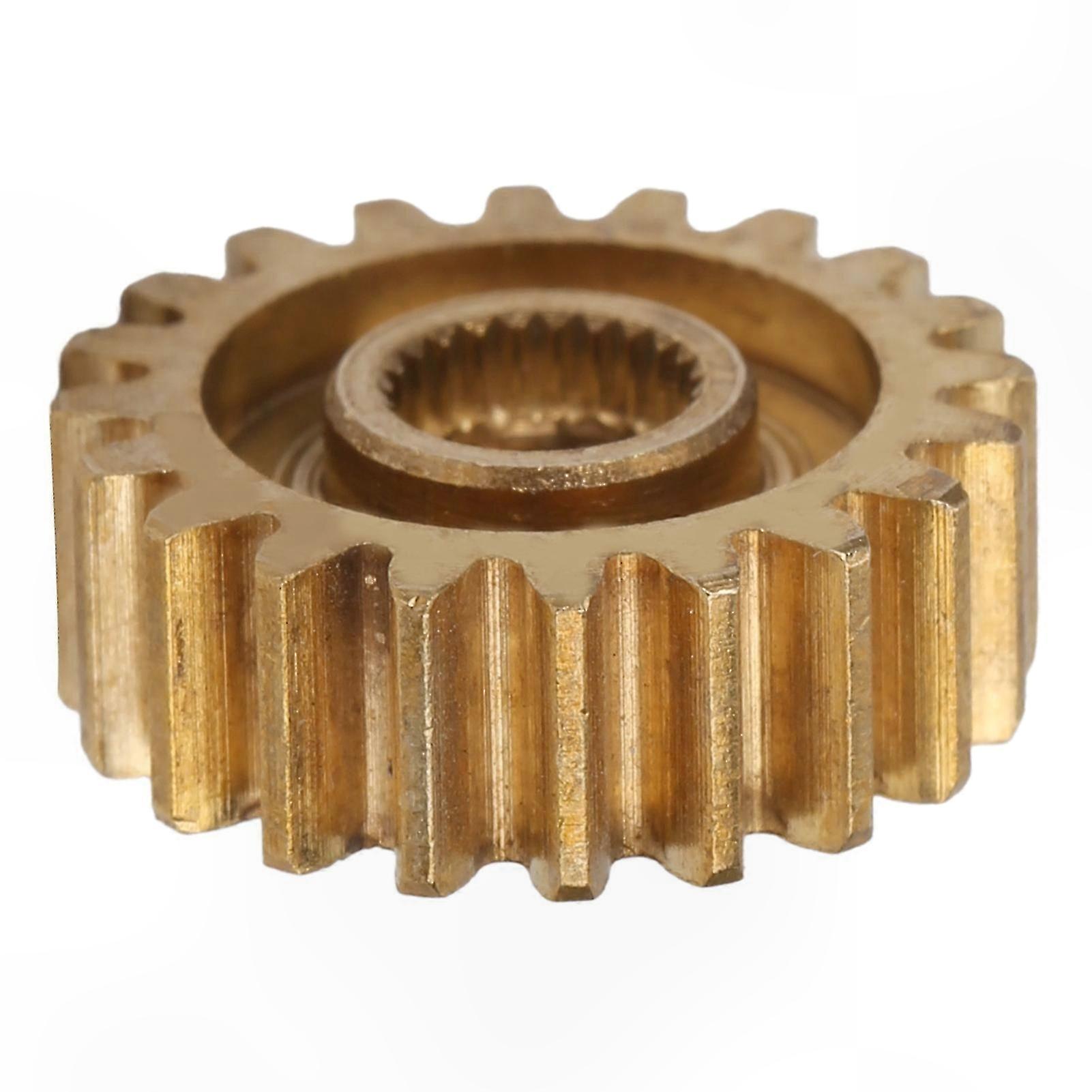 20-Tooth MOD 0.8 Brass Gear for Industrial Machinery Components