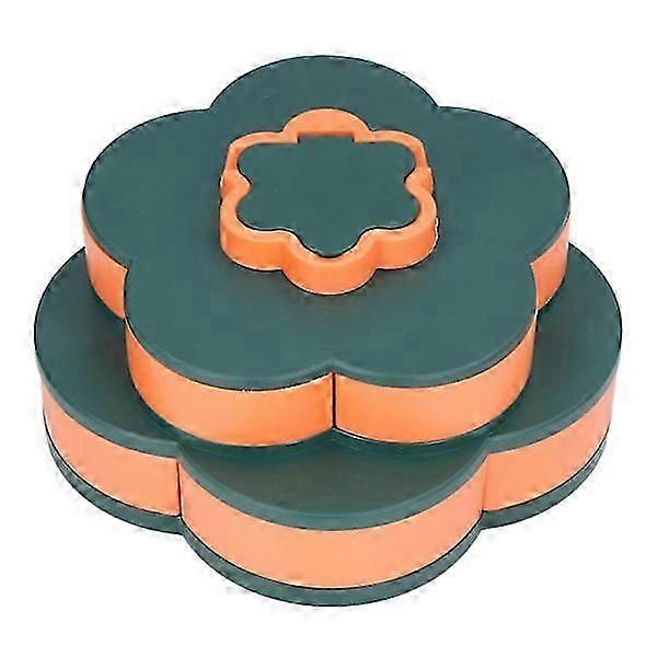 Snack Serving Tray, Multi-function Large Capacity Flower Shape Nut Candy Container Cs fast