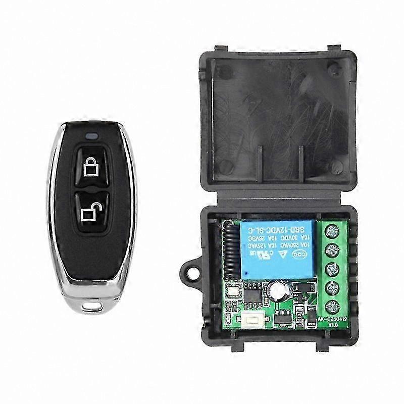 Universal 12V RF Remote Control Switch for Wireless Devices, 433MHz 315MHz Compatible