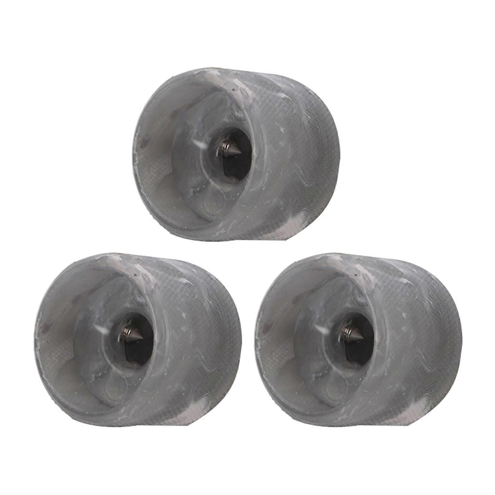 3Pcs Grey Electric Guitar Knob String Potentiometer Controller Set