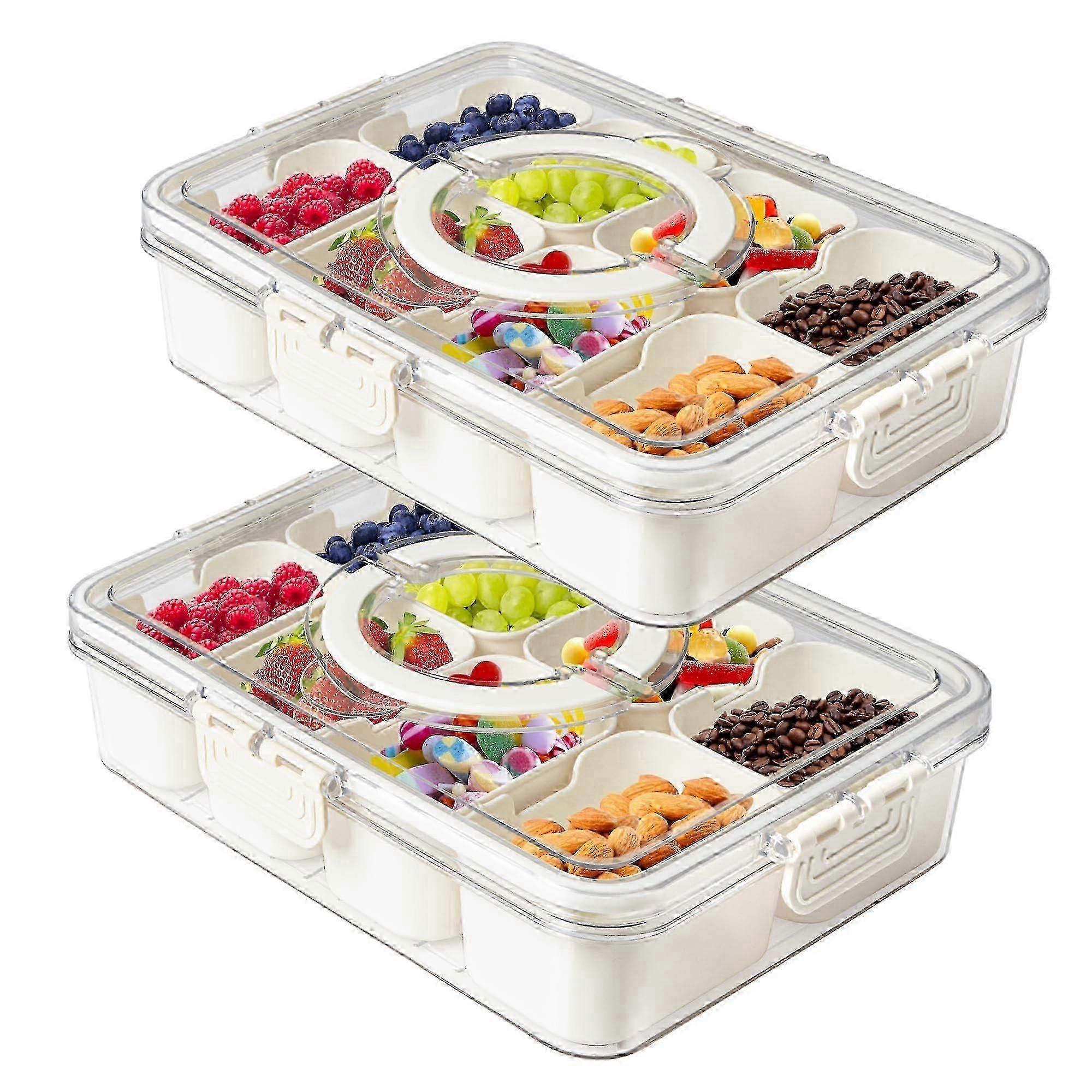 1 Pack Stackable Snack Boxes For Serving Storage