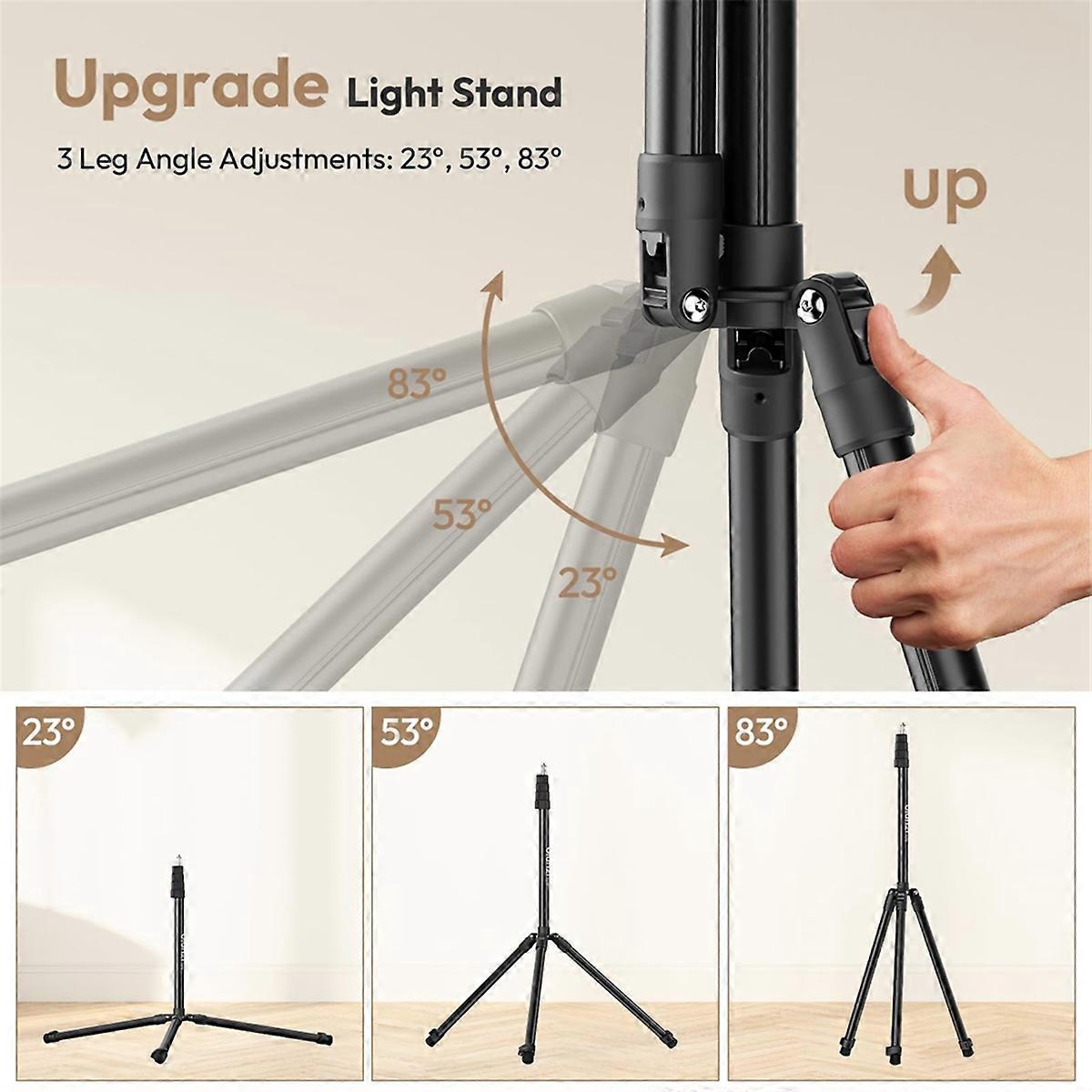 T270 2.7m Light Stand 2.7M Adjustable Light Stand Tripod for Fill Light COB Light V-Mount Light Sof