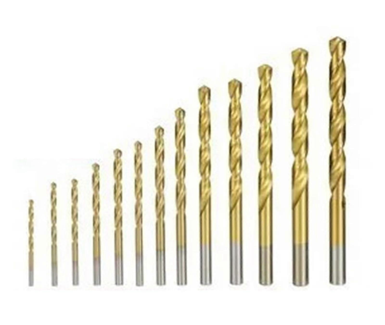 Twist Drill Bit Cobalt HSS Coated For Metal And Wood 13Piece Or 25Piece Set