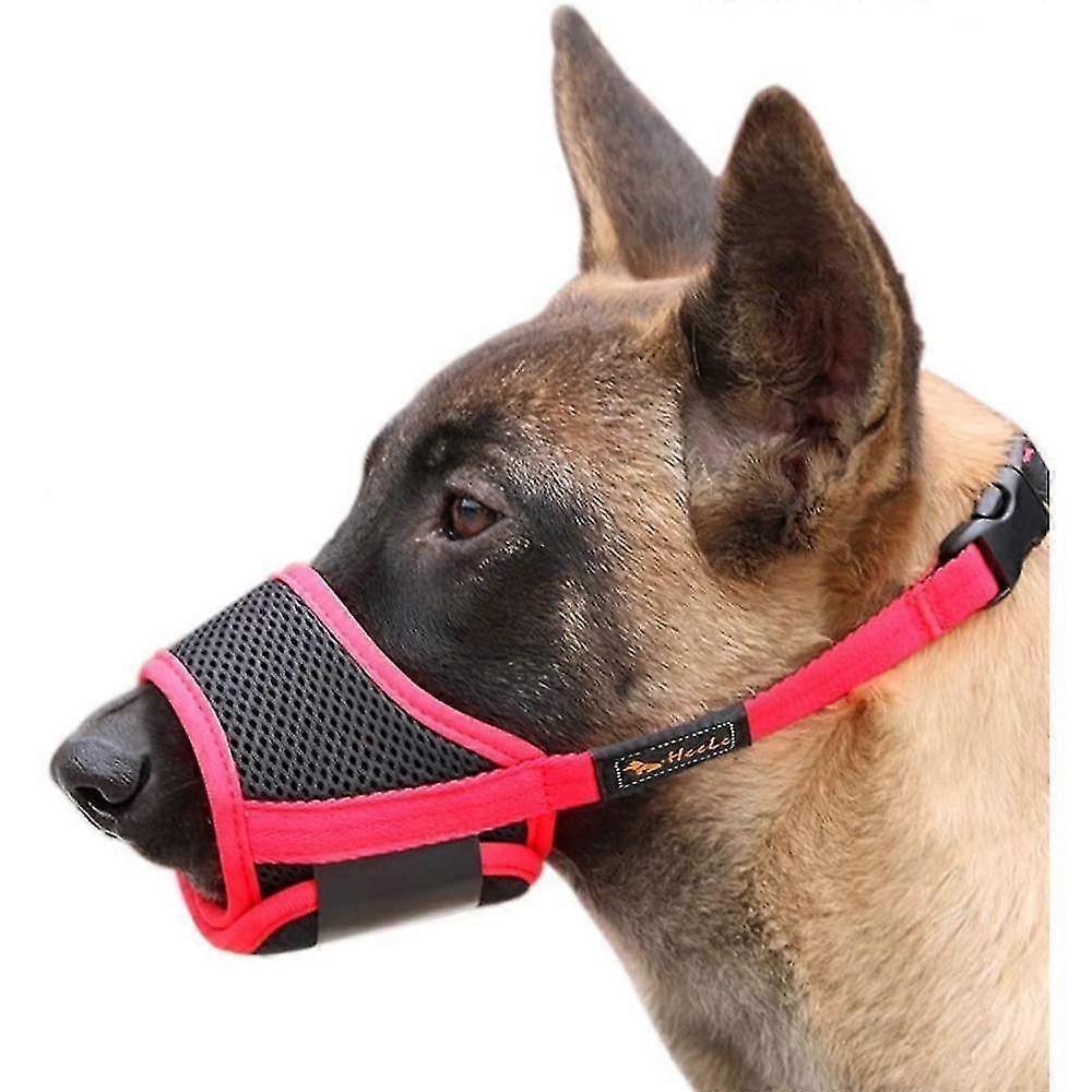 Muzzle For Dogs Muzzle Adjustable Nylon For Dogs, Adjustable E Breathable Museriere, Small Middle