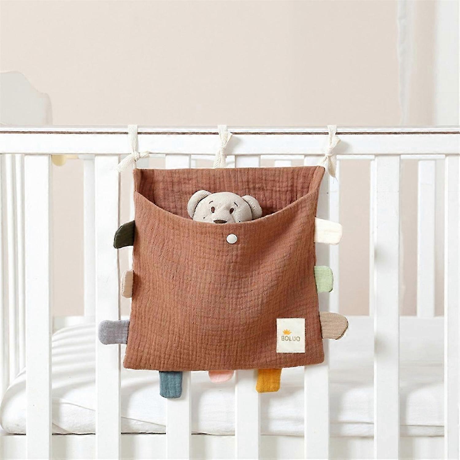 Baby Bed Side Organiser Cotton Bed Storage Bag A