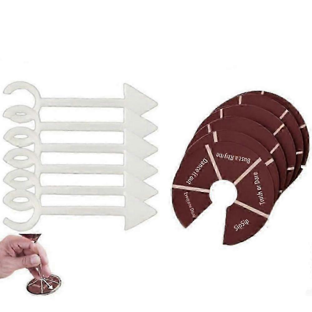 Wine Glass Spinner Party Shot Roulette Drinking Game