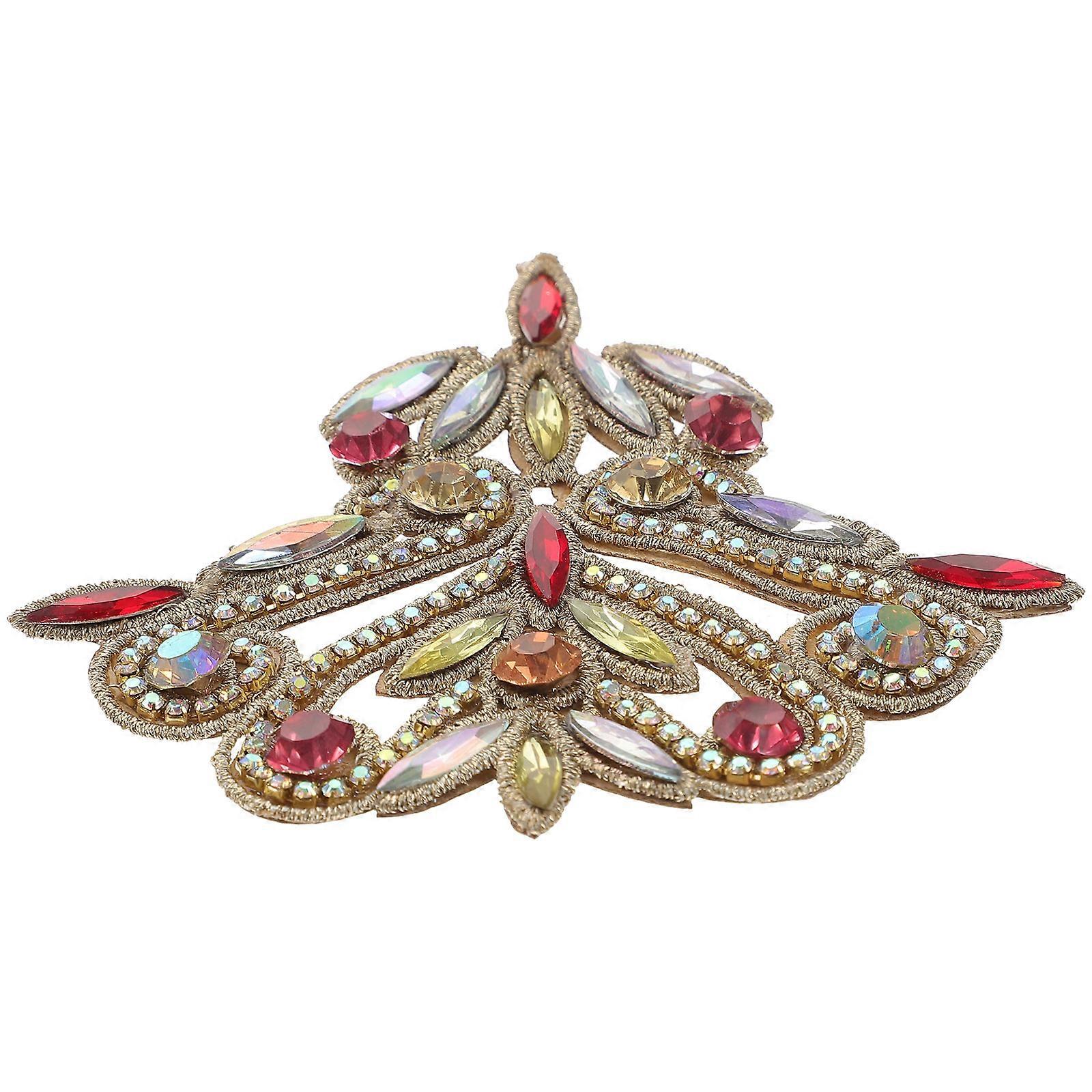 Rhinestone Craft Patch for DIY Clothing Decoration Glitter