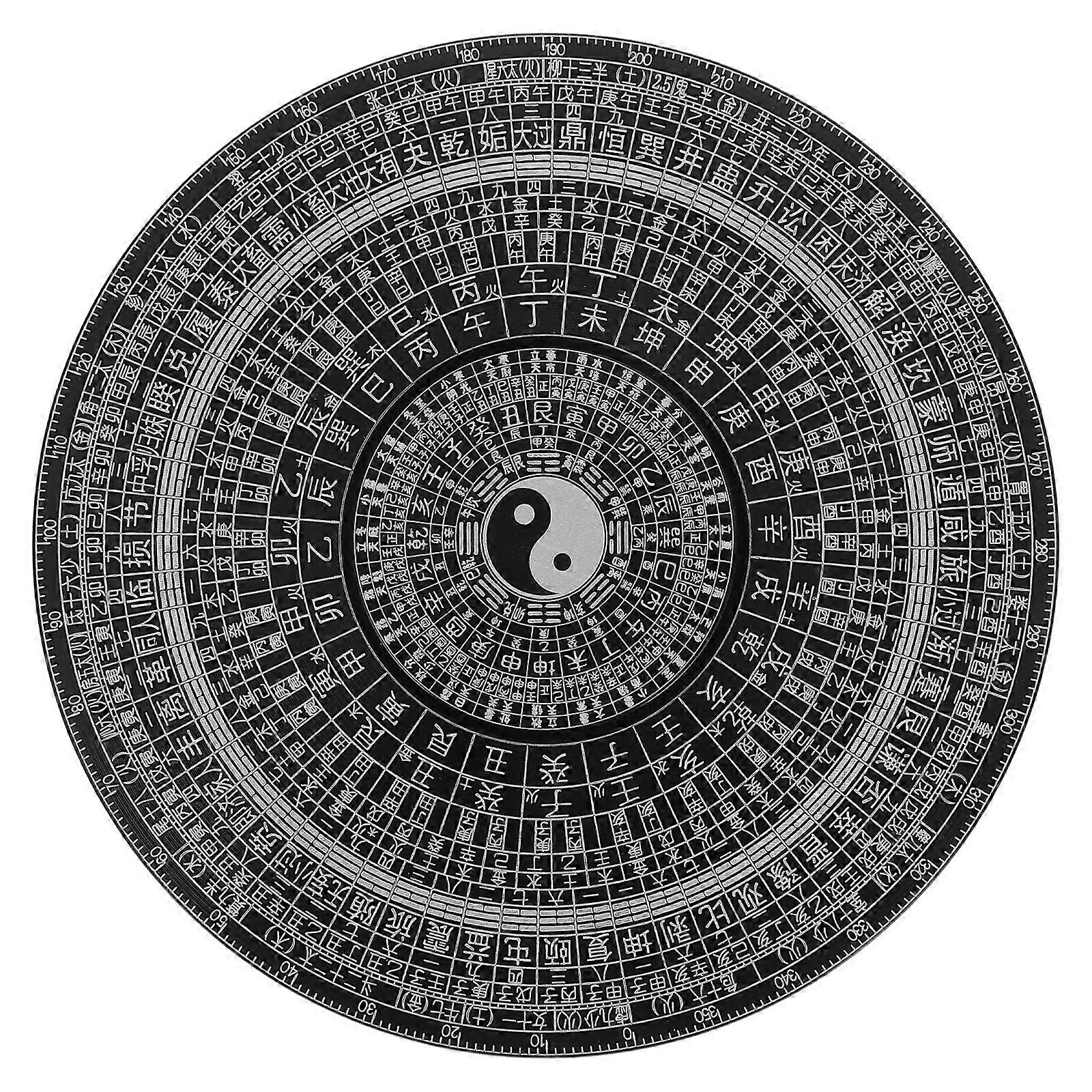 Decorative Chinese Feng Shui Compass For Home Decor And Temple Use Small Metal Compass With Bagua Design For Feng Shui Practitioners