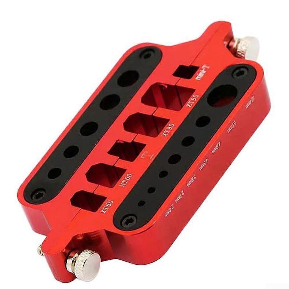 Compact Aluminum Welding Soldering Insulate Station Red Compatible With RC Tools For Soldering Tasks