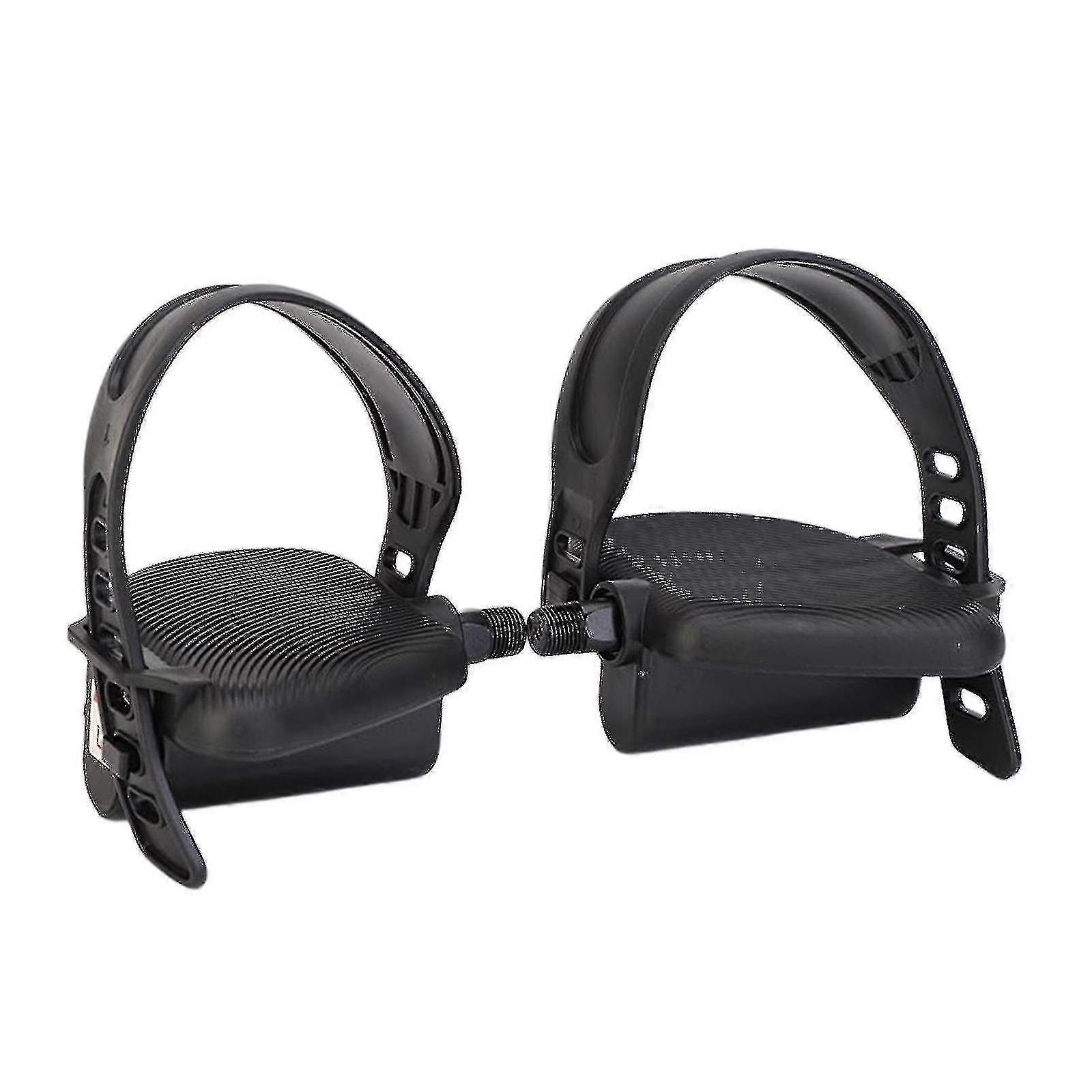 Slip-resistant pedal for exercise bikes and spin classes