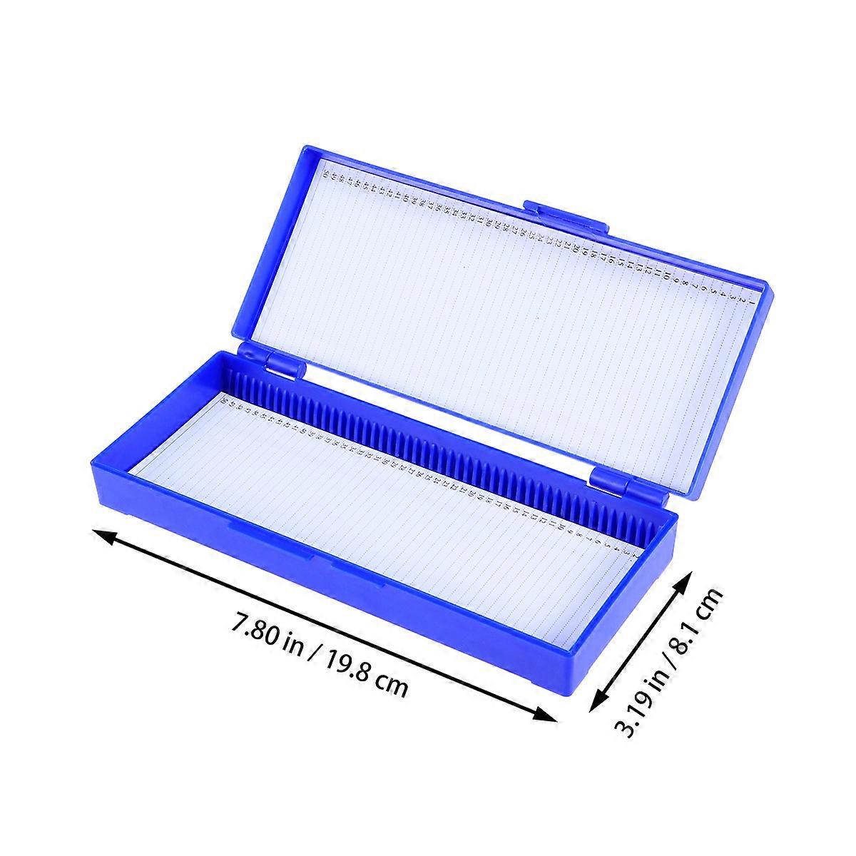 Microscope for Holding Use with Top-Hinged Lid Navy