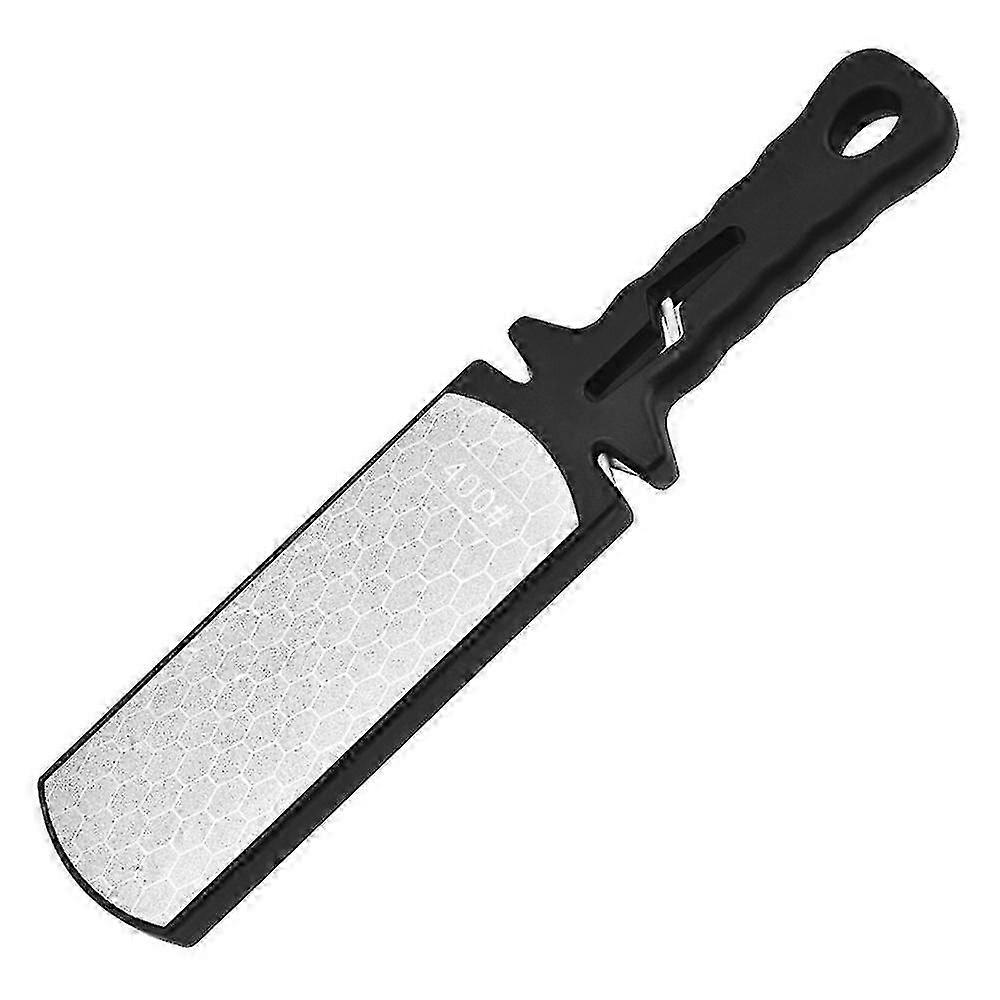 Professional Sharpening Stone File, Double Sided Diamond File With Handle, Sharpening Hone Paddle Grit Coarse For Steel Knives