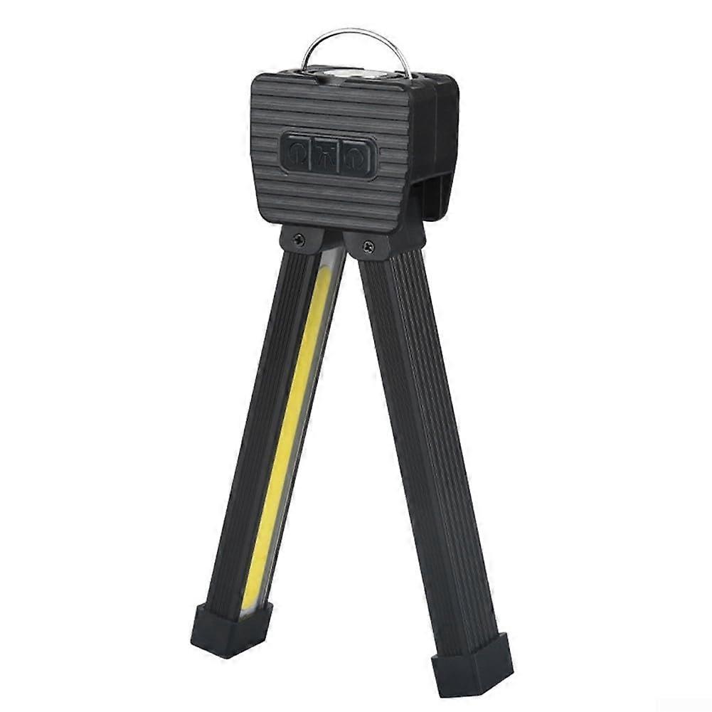 Rechargeable Multifunctional Work Light With Magnetic Base For Car Repairs, Camping, And Outdoor Use