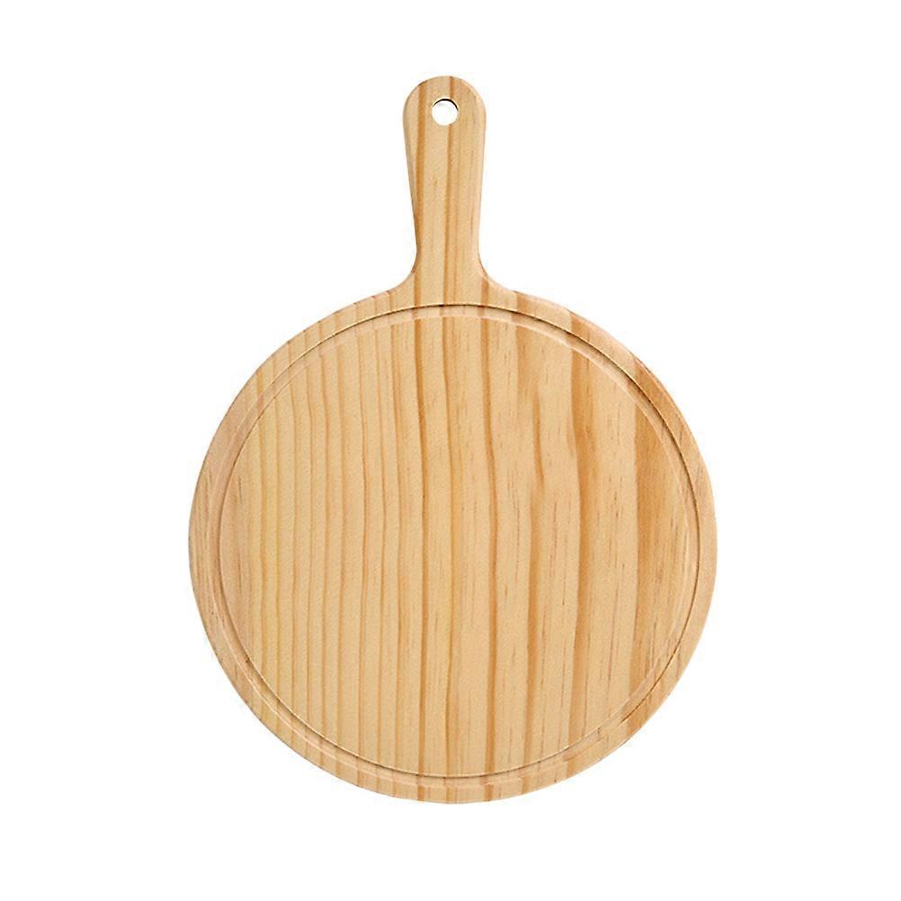 Wooden Pizza Saucer for Holding Pizza Bamboo Material Round Board