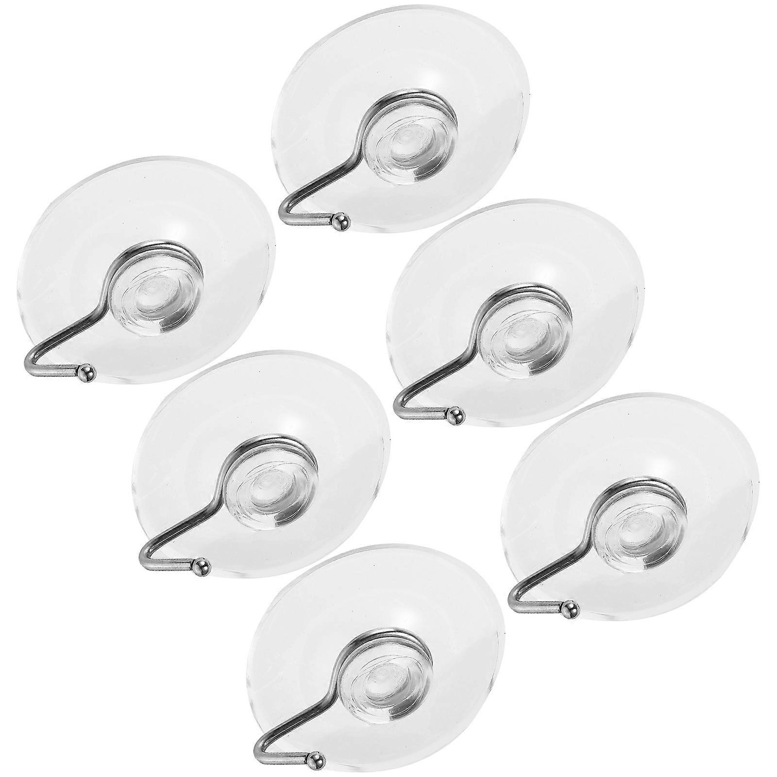 Suction Cup Hooks for Bathroom Kitchen Transparent Wall Hooks 50Pcs