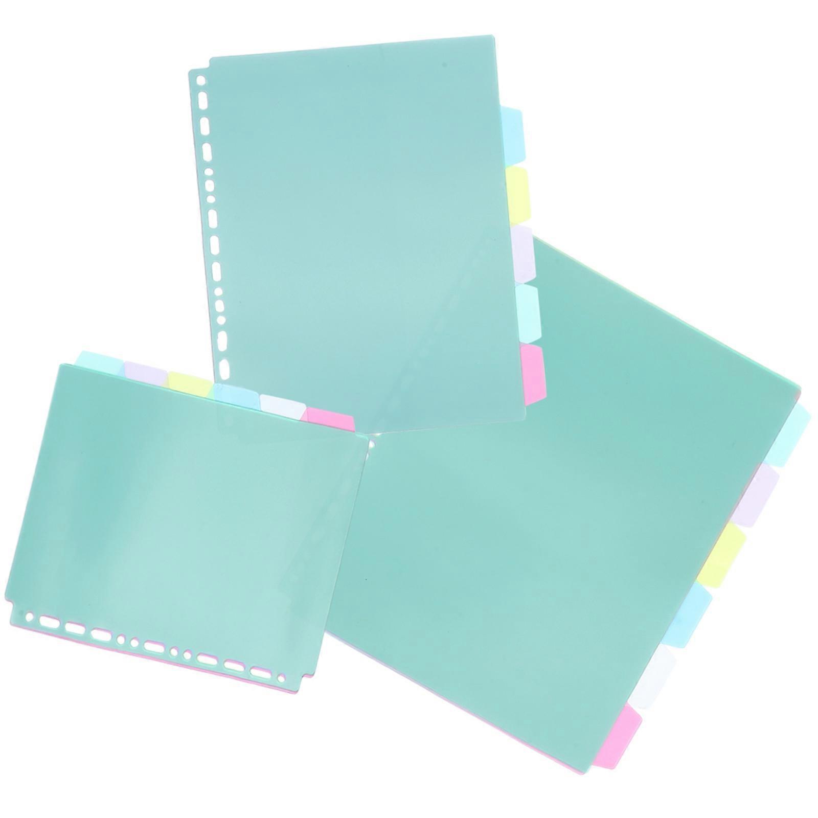 Paper Dividers for Notebook 15Sets Tabs Binder with Index Markers