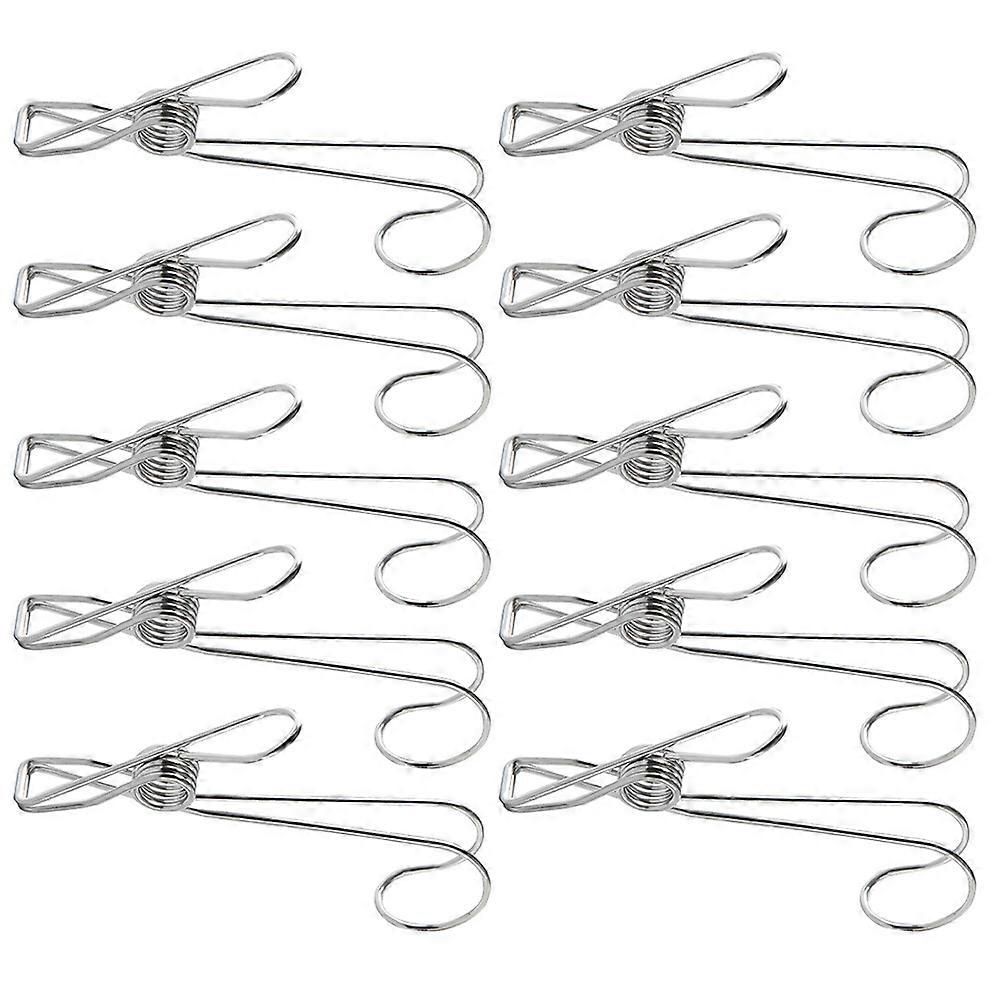 Clothespin Clips Hanger With Hook For Home Use Laundry 20Pcs Stainless Steel Hanging Solution