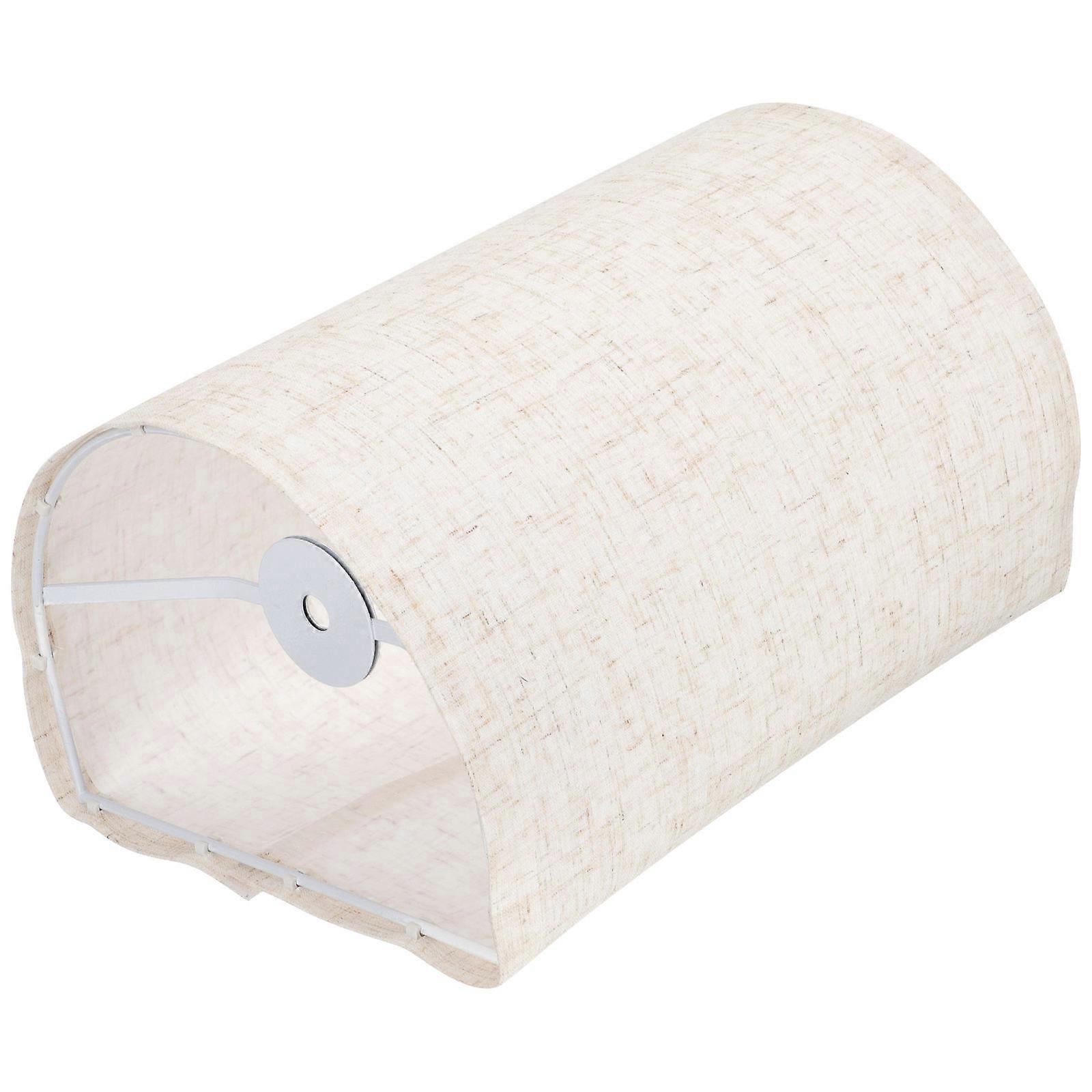 3Pcs Rectangular Lamp Shade Light Yellow Fabric Covers Easy To Install For Household Lighting And Furniture Decoration