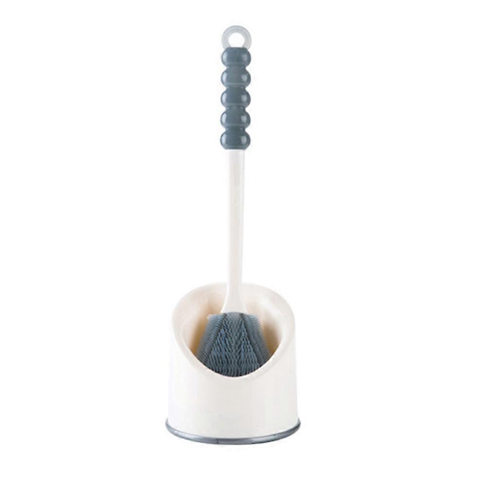 Brush for Bathroom 3Pcs Long Handle Stand Cleaning Brush Set with Base