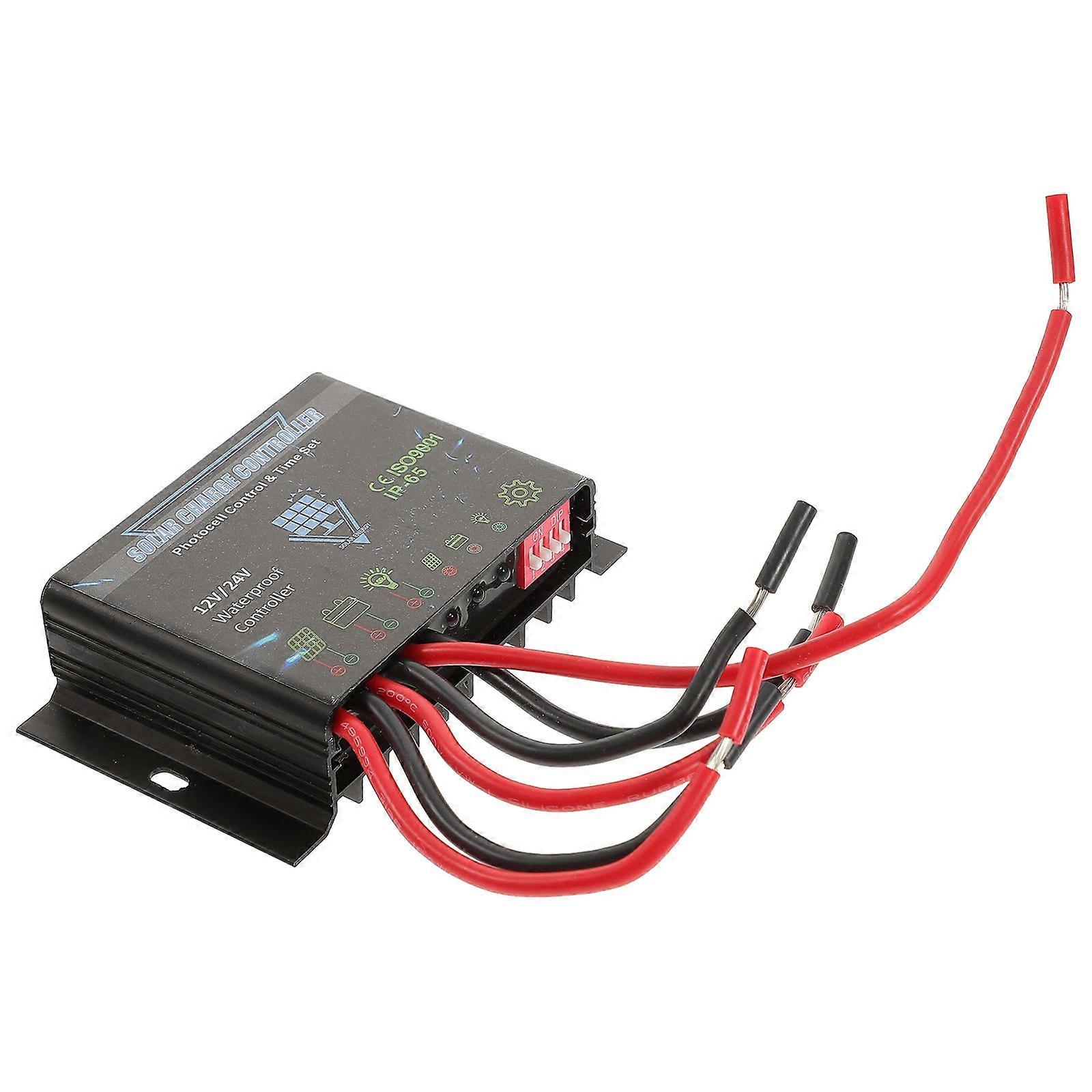 Solar Charge Controller Waterproof for Charging Use 5Pcs Solar Panel Regulator