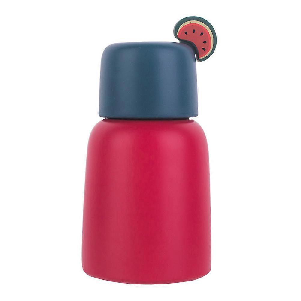 3Pcs Red Stainless Steel Insulation Cup for Drinking with Handle