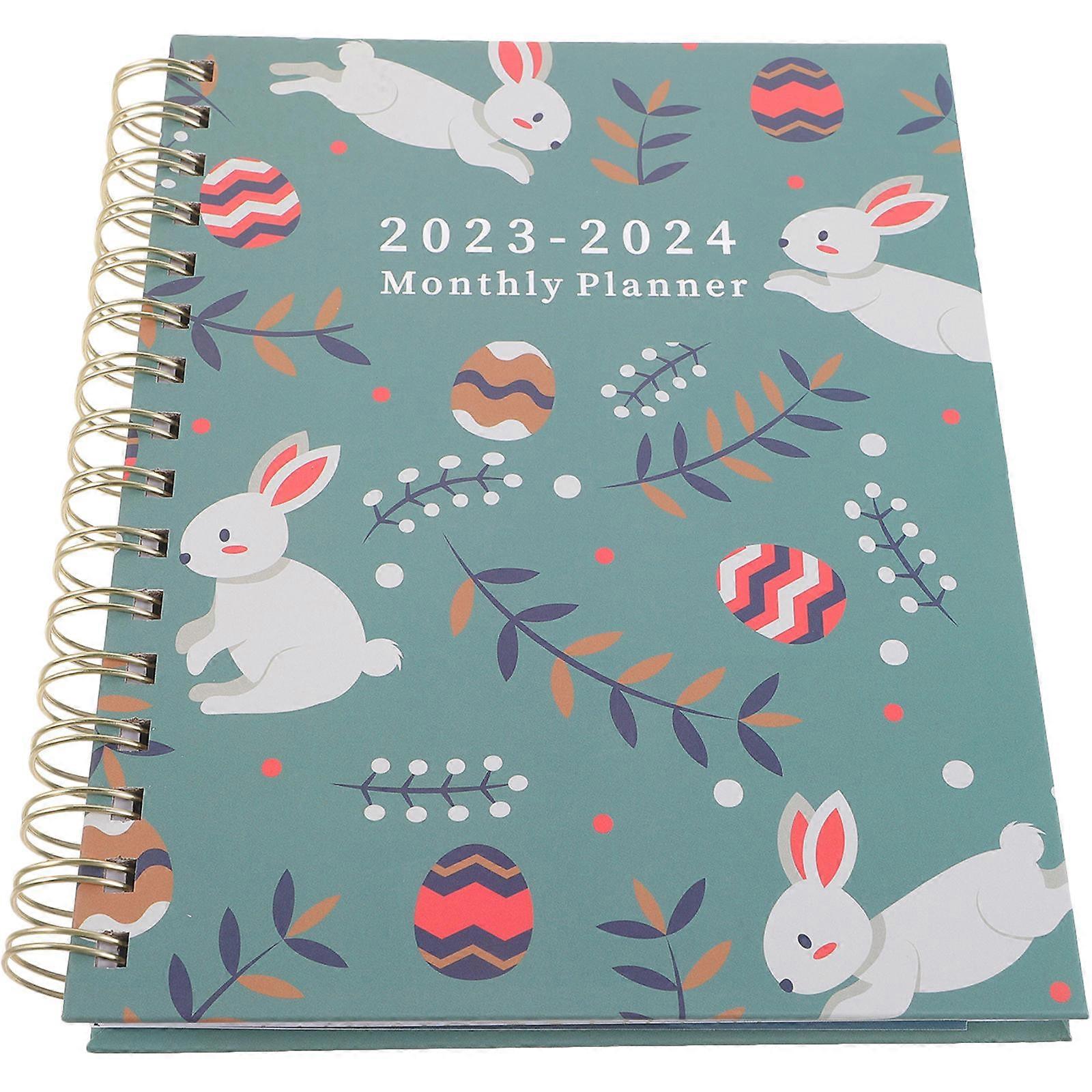 Home Planner A5 Notepad Rabbit Printing Cover Multi 21x17cm For Staffs Planning 1Pack