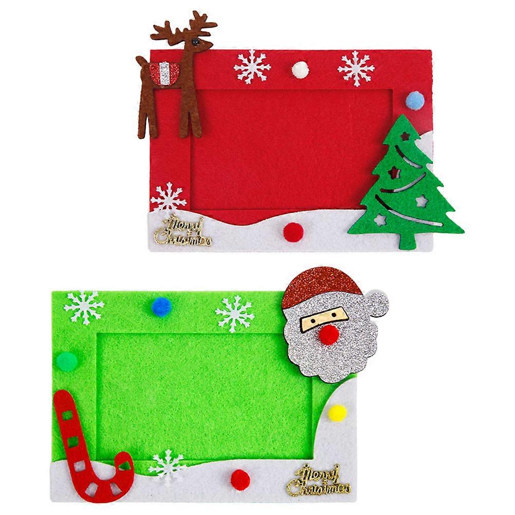 Christmas Photo Ornament Frames for Party Use Set of 6